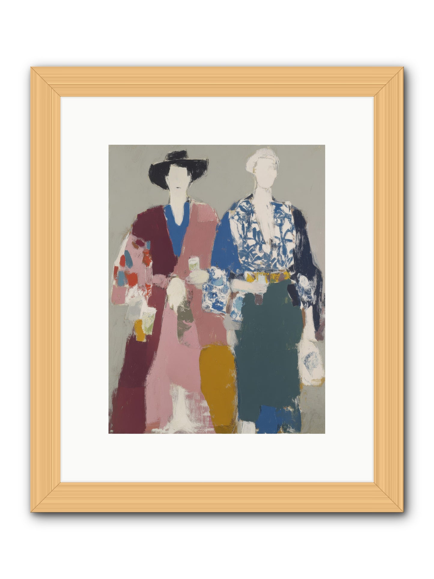 Society of Afternoon Rituals -- Framed Print - Natural 9x12