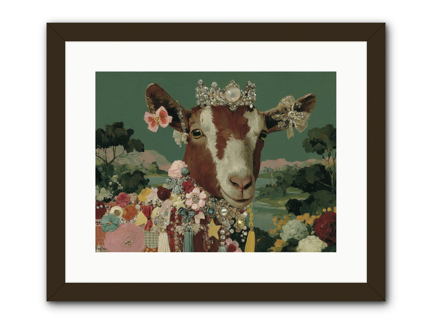 Society of Blooming Souls -- Framed Print - Black 16x12