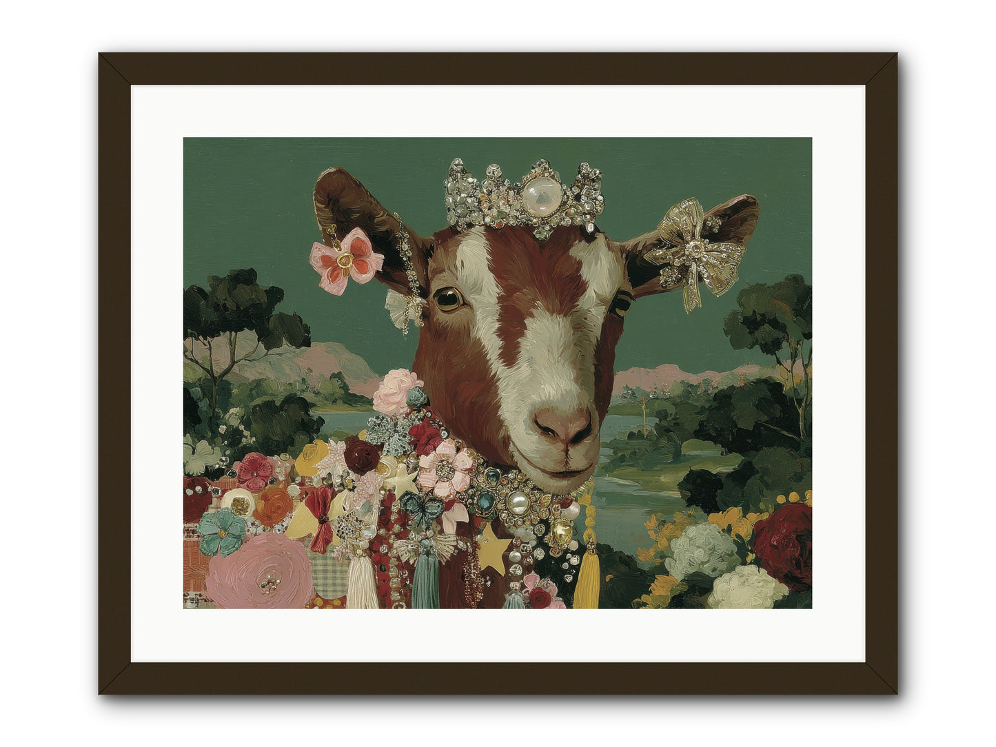 Society of Blooming Souls -- Framed Print - Black 24x18