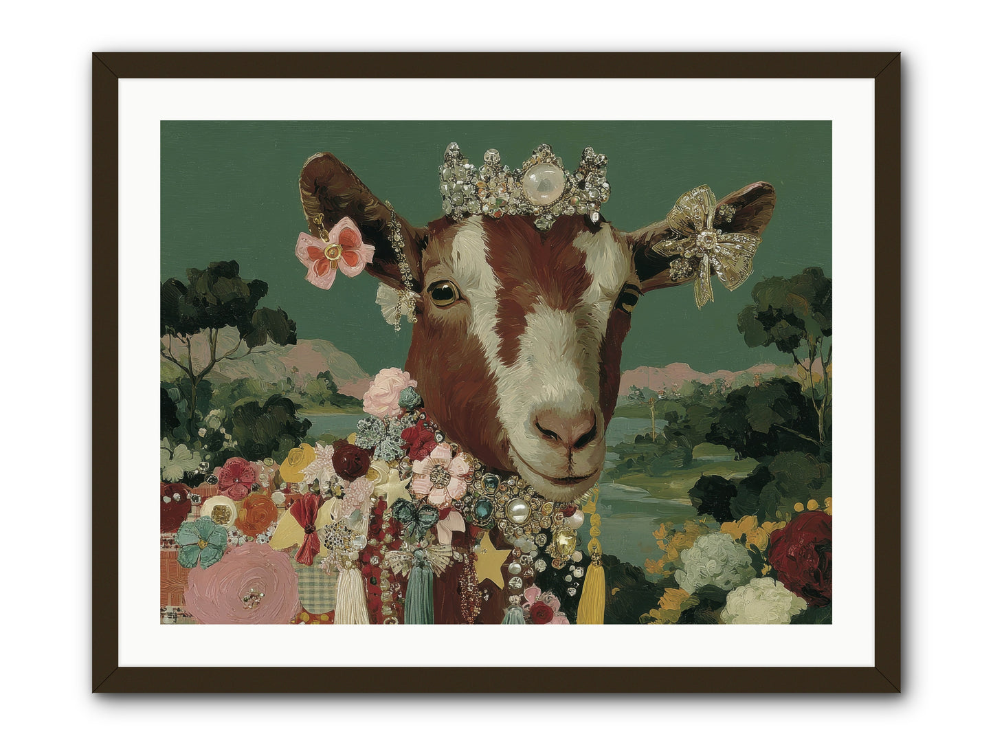 Society of Blooming Souls -- Framed Print - Black 32x24
