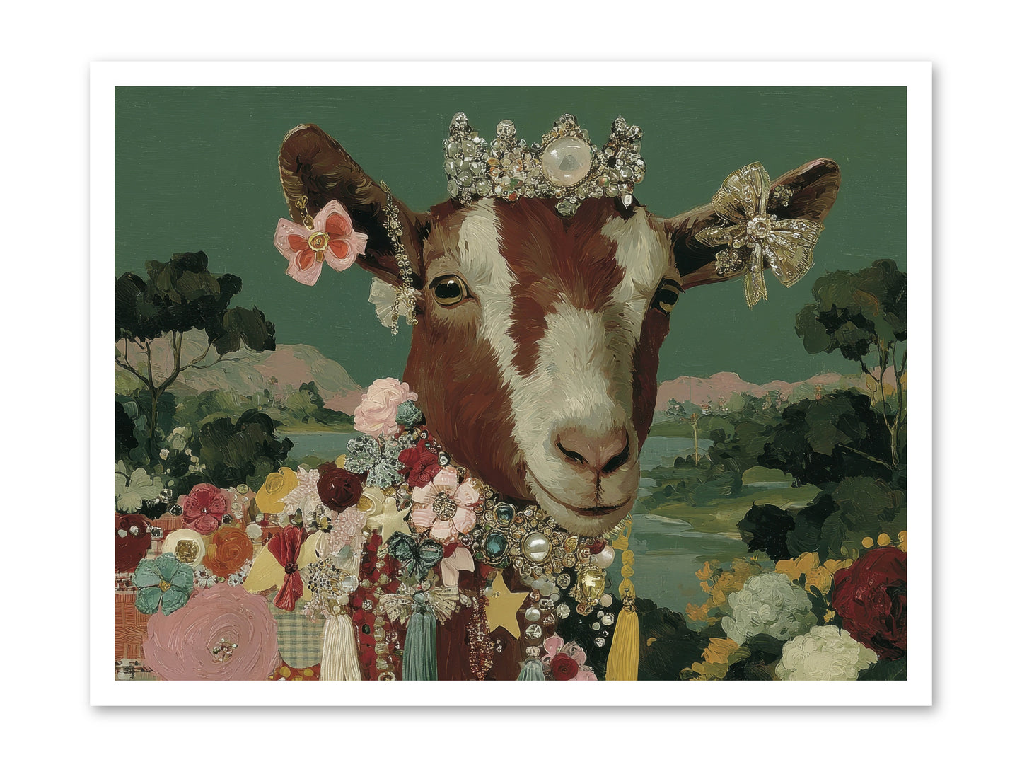 Society of Blooming Souls -- Loose Canvas Print 32x24
