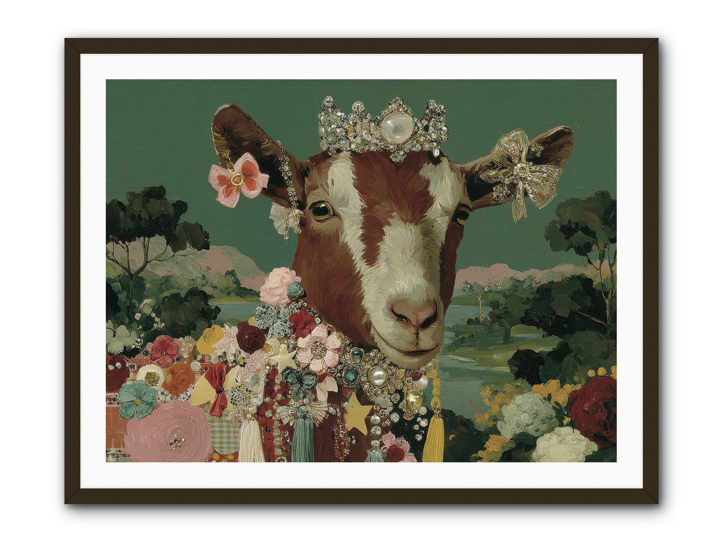 Society of Blooming Souls -- Framed Print - Black 40x30