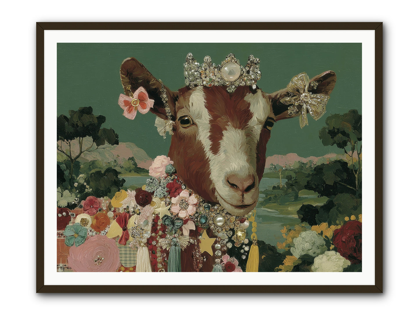 Society of Blooming Souls -- Framed Print - Black 48x36