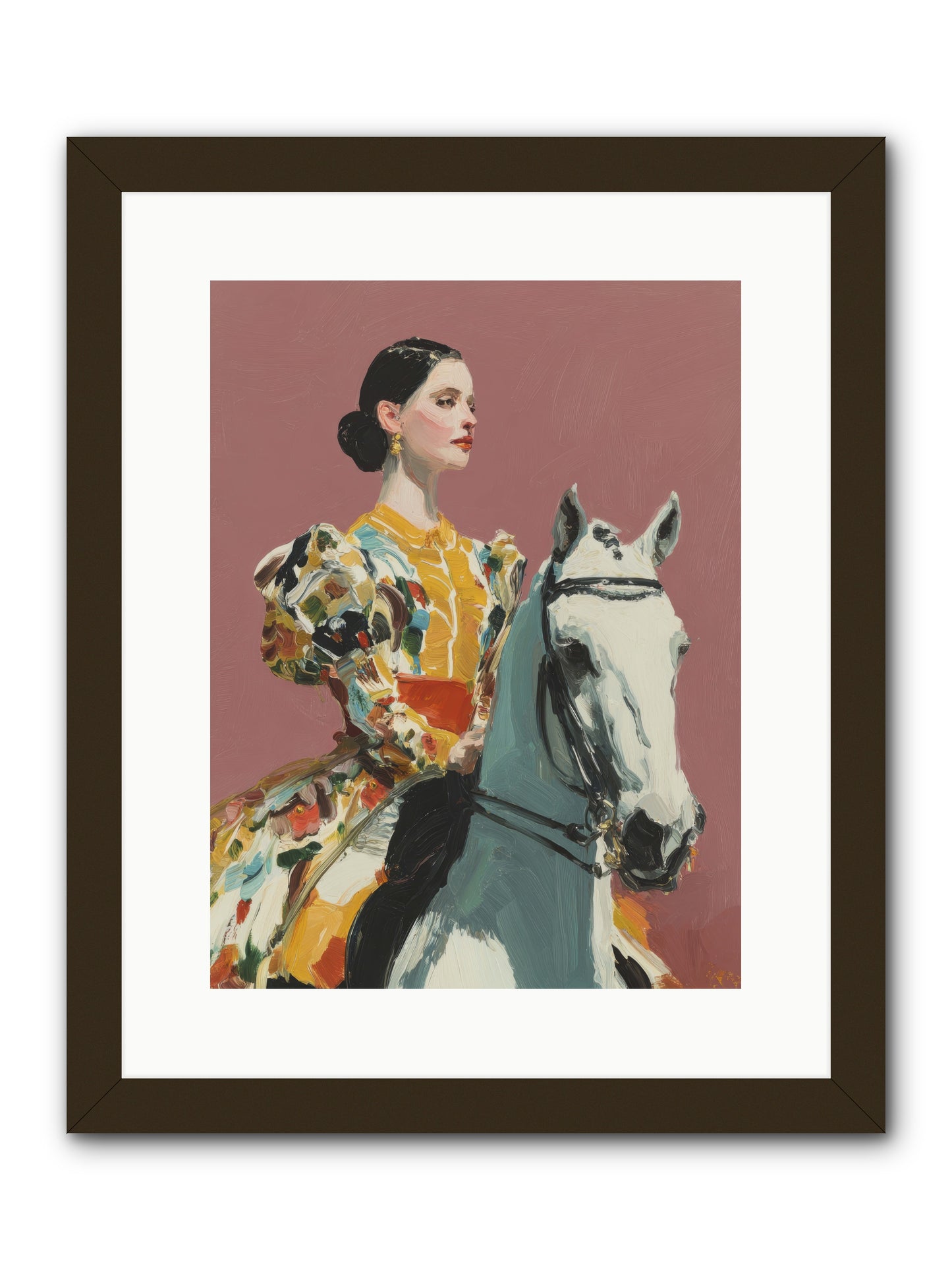 Soft Blur of Becoming -- Framed Print - Black 12x16
