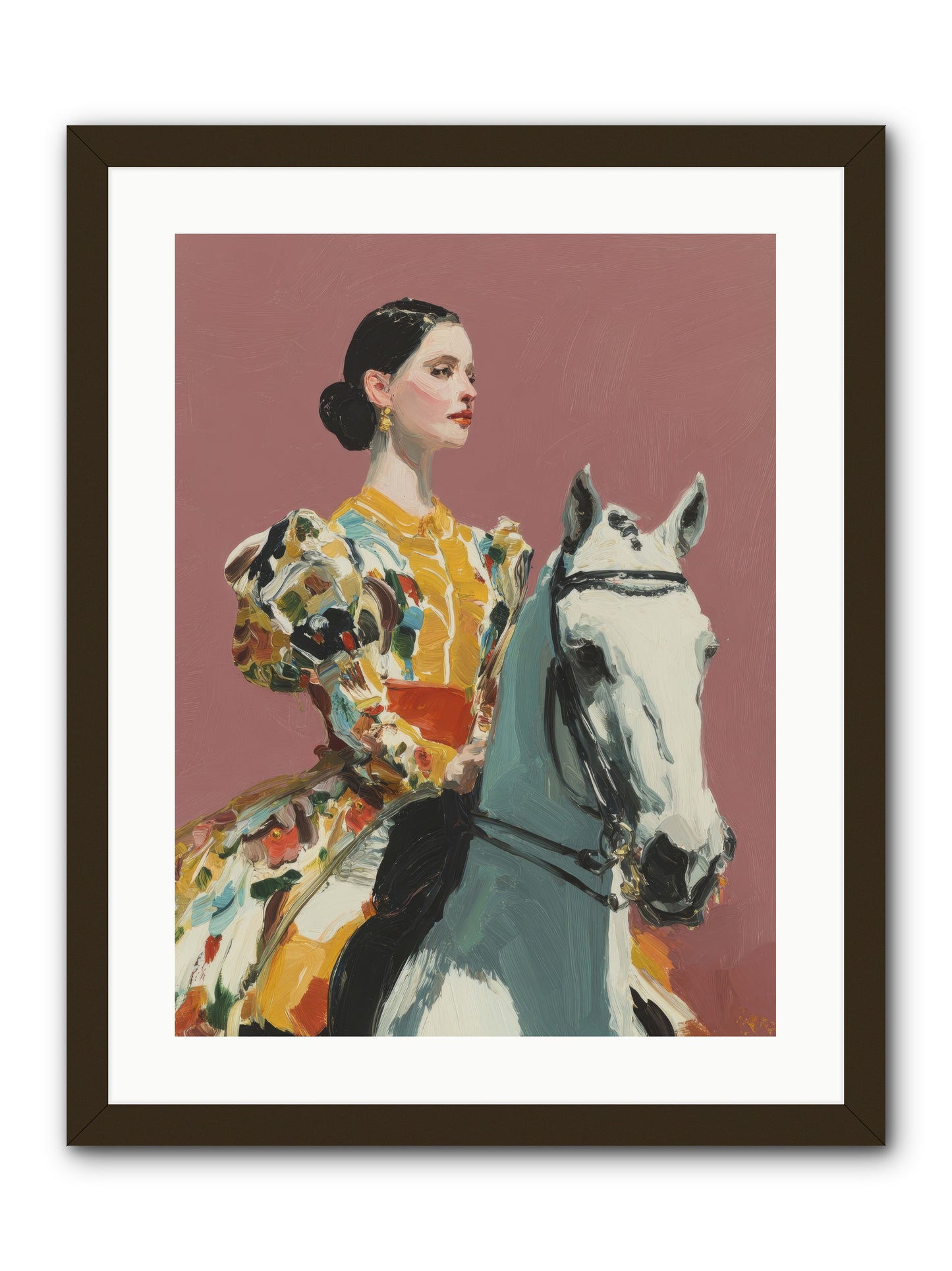 Soft Blur of Becoming -- Framed Print - Black 18x24
