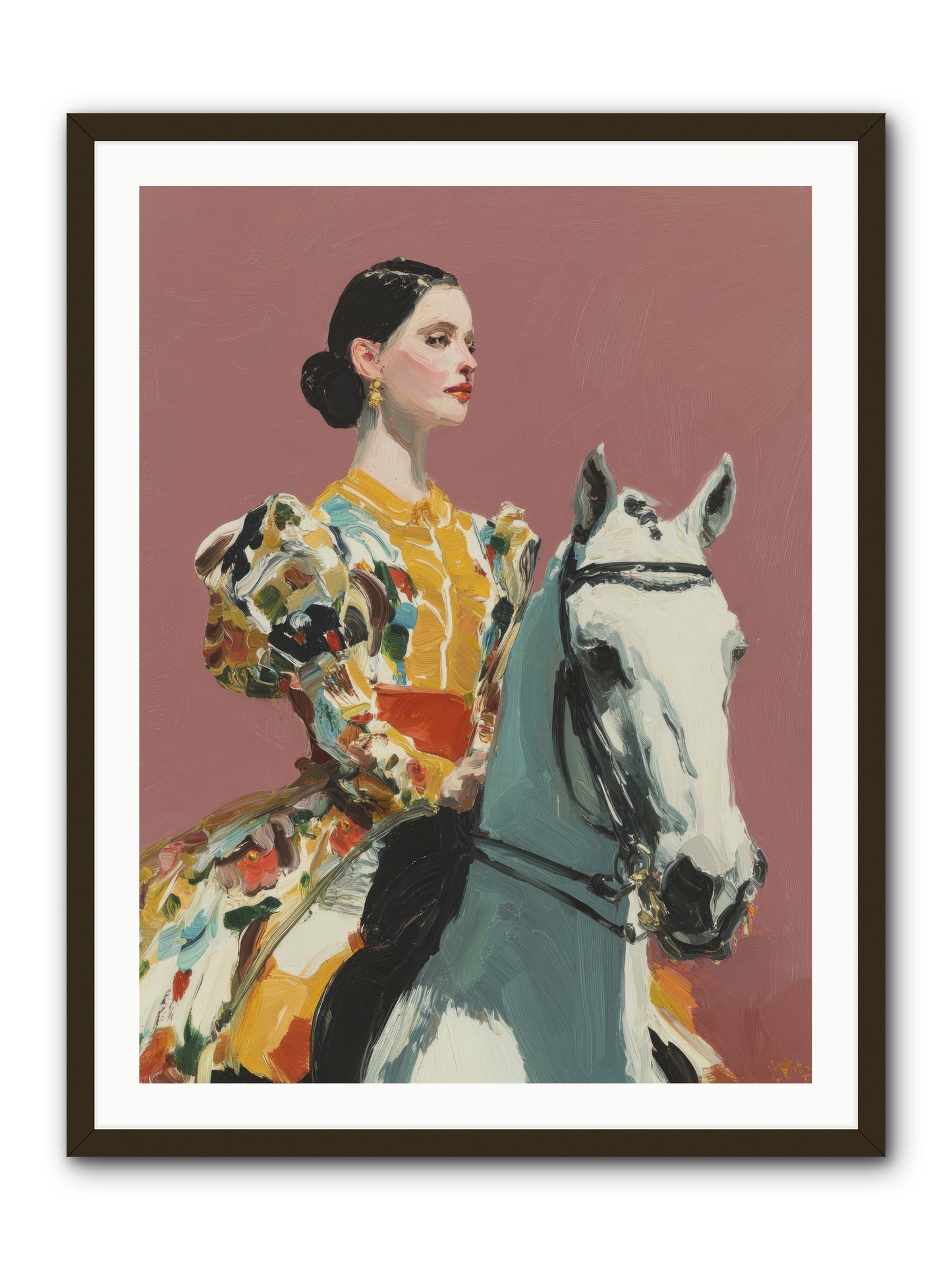 Soft Blur of Becoming -- Framed Print - Black 30x40