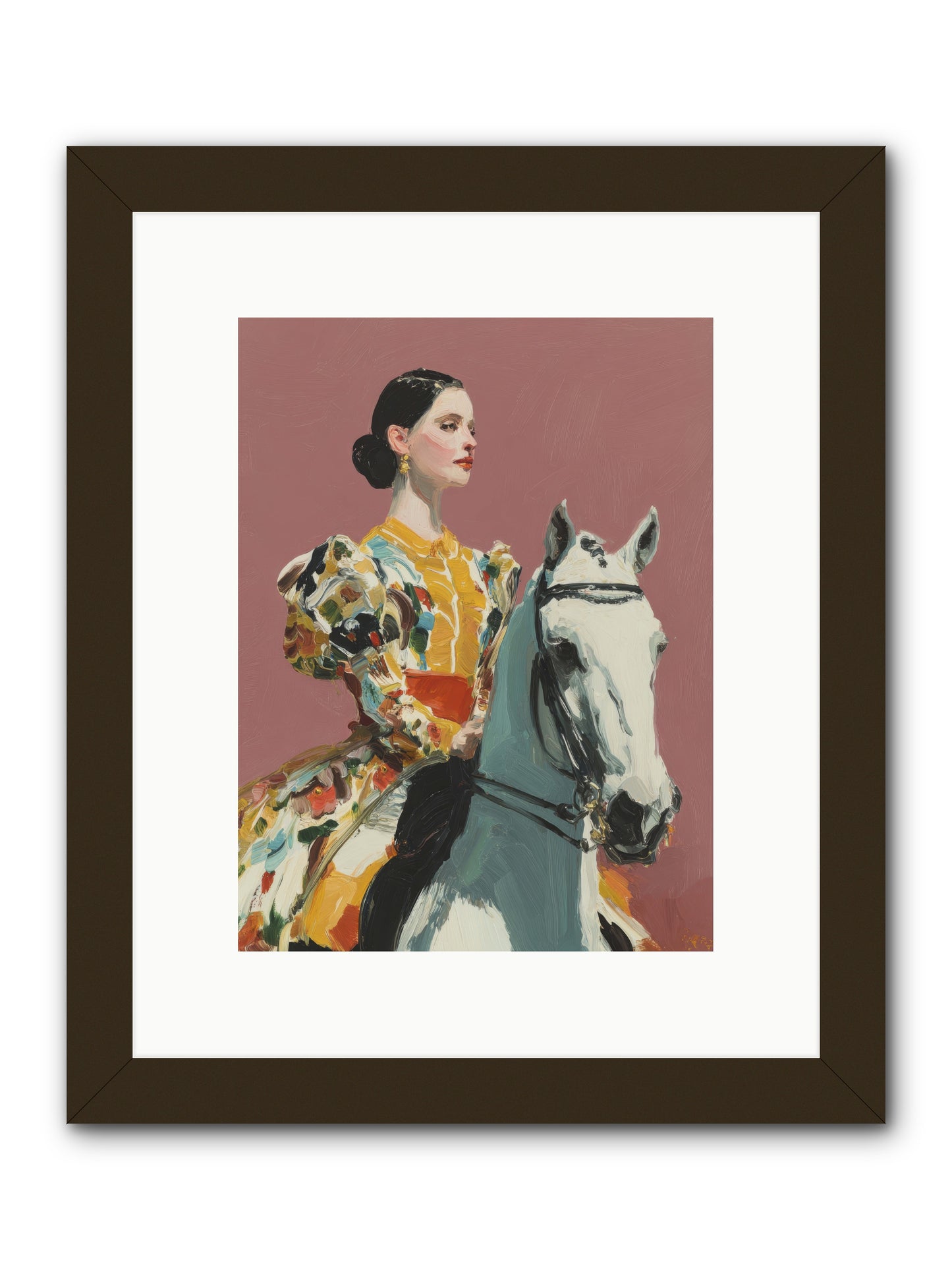 Soft Blur of Becoming -- Framed Print - Black 9x12