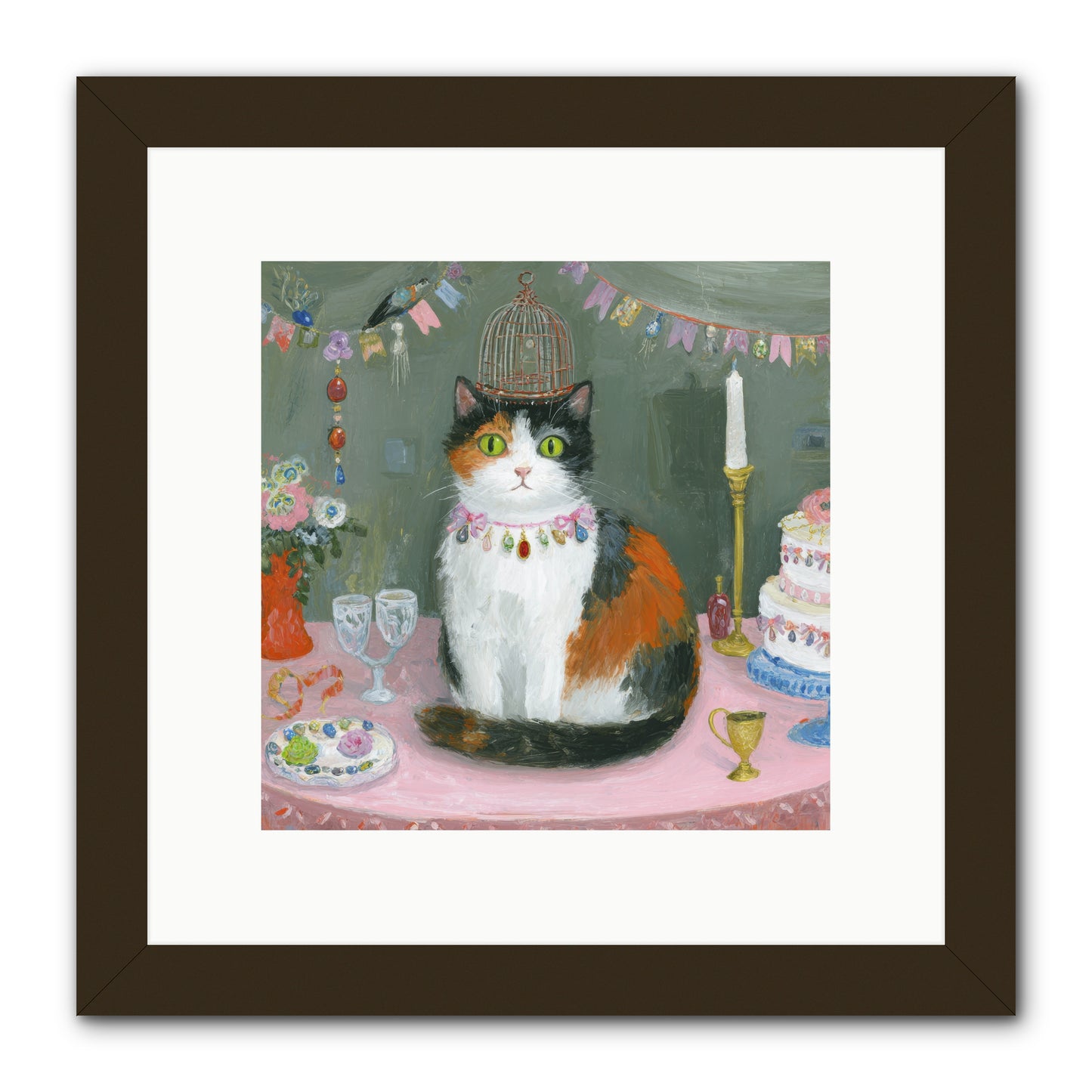 Soft Echoes of the Past -- Framed Print - Black 10x10