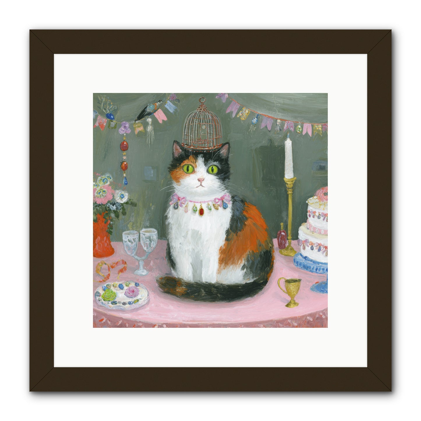 Soft Echoes of the Past -- Framed Print - Black 12x12