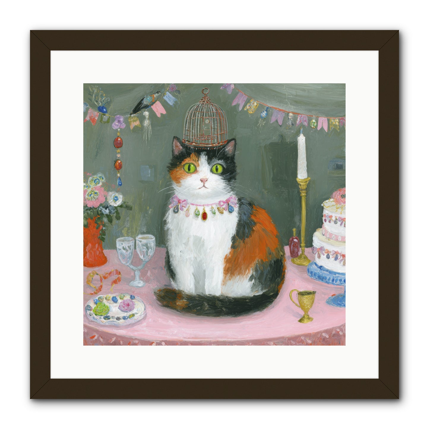Soft Echoes of the Past -- Framed Print - Black 16x16