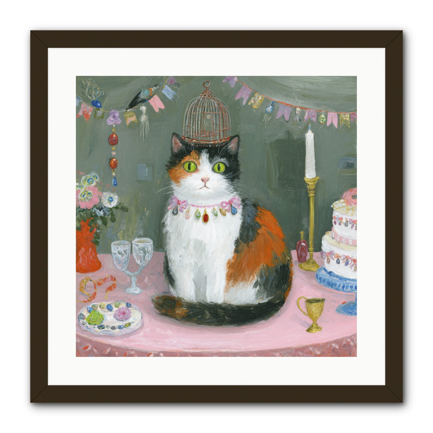 Soft Echoes of the Past -- Framed Print - Black 20x20
