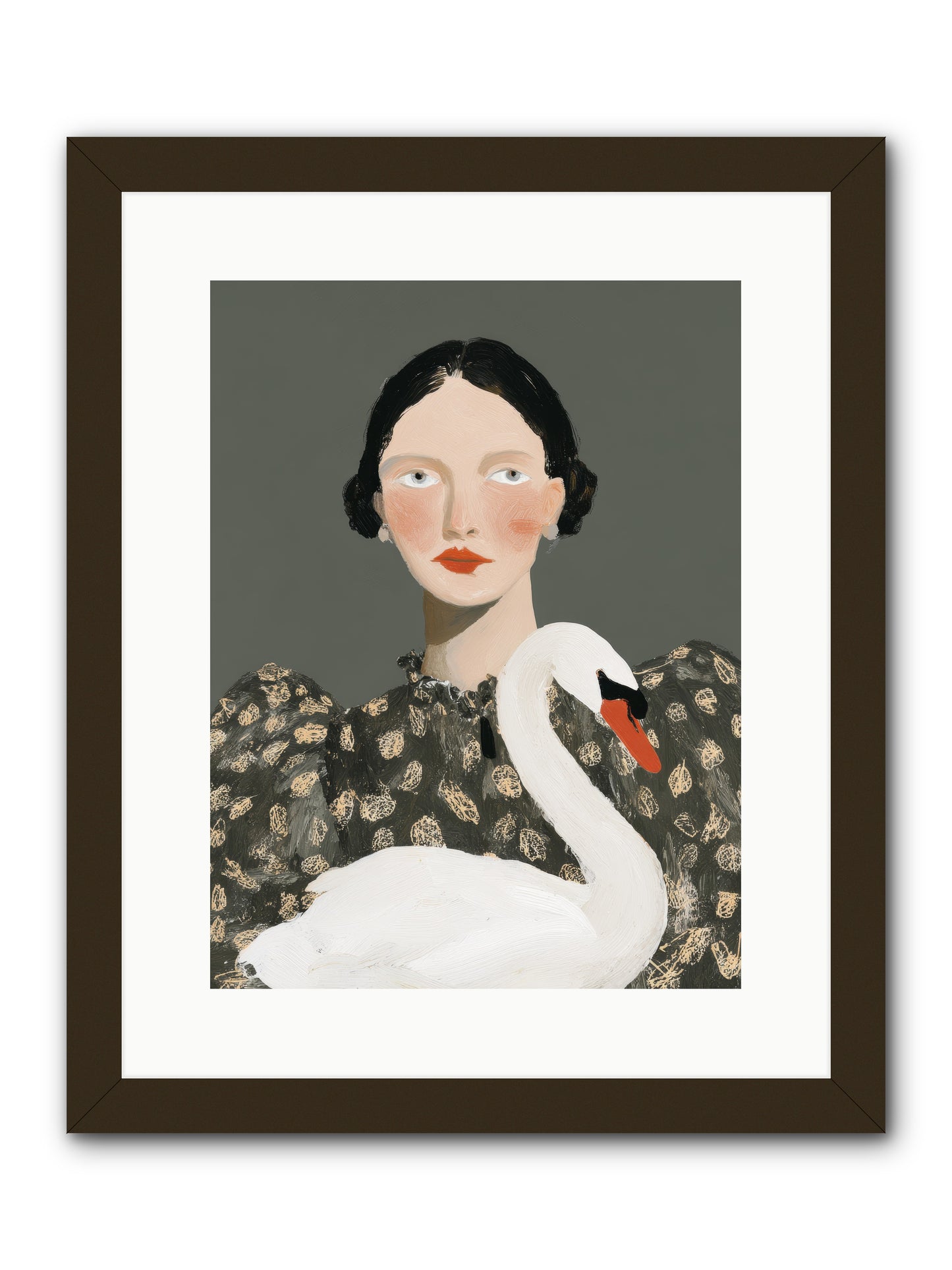 Soft Footsteps -- Framed Print - Black 12x16