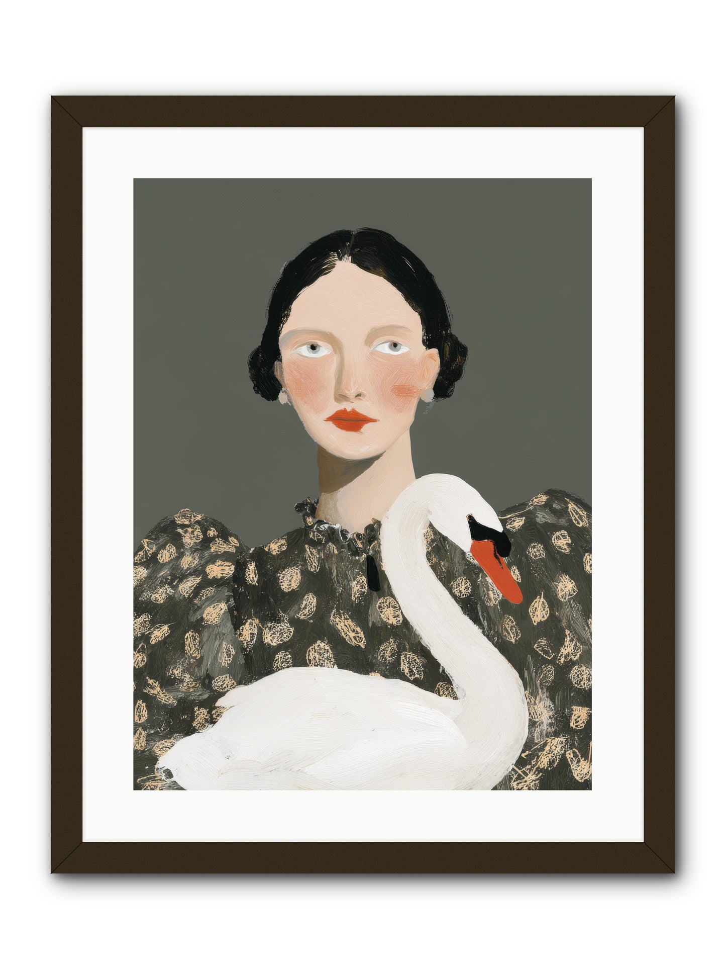 Soft Footsteps -- Framed Print - Black 18x24