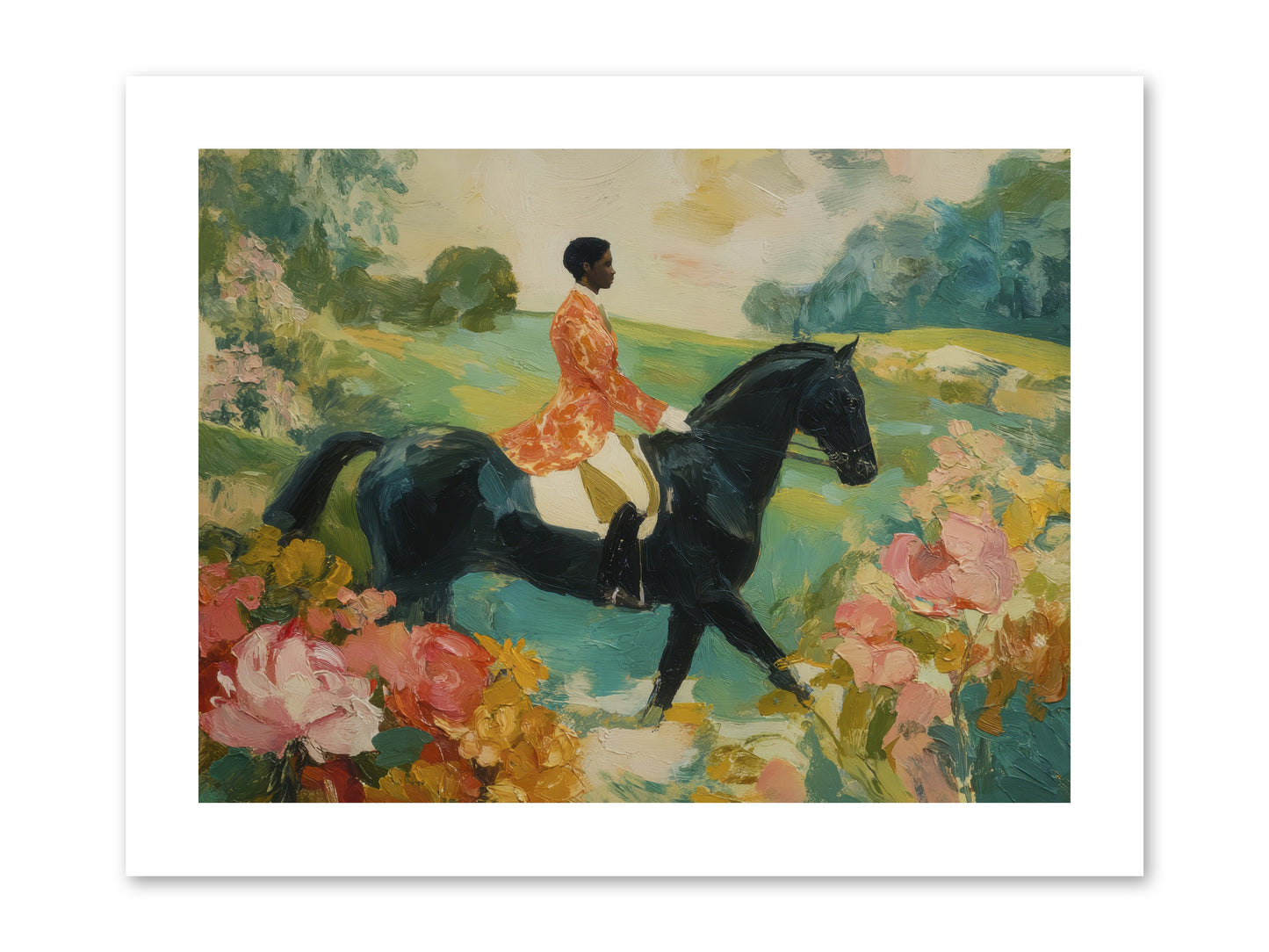 Softer Than Waking -- Loose Canvas Print 12x9