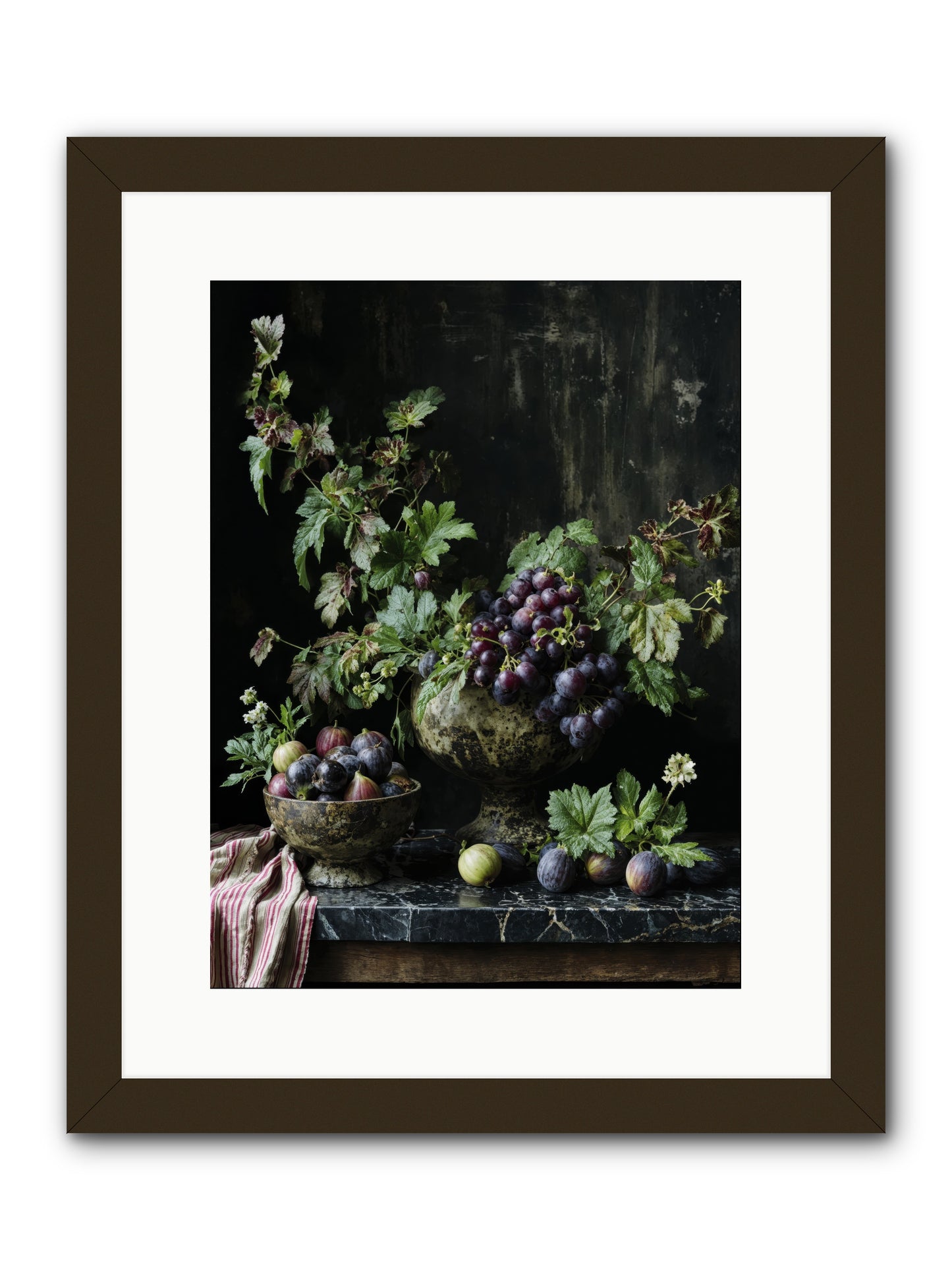 Soil to soul -- Framed Print - Black 12x16