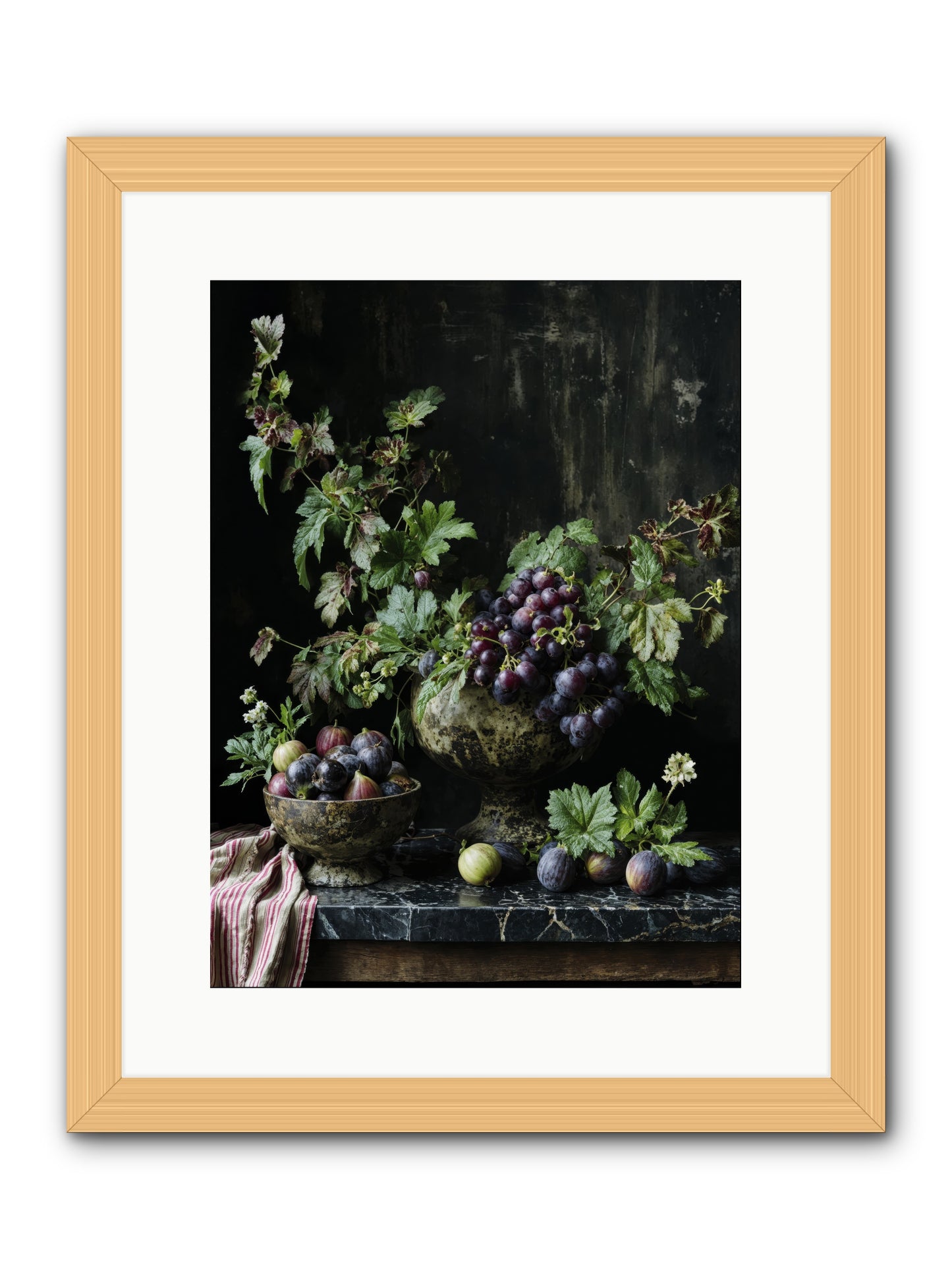 Soil to soul -- Framed Print - Natural 12x16