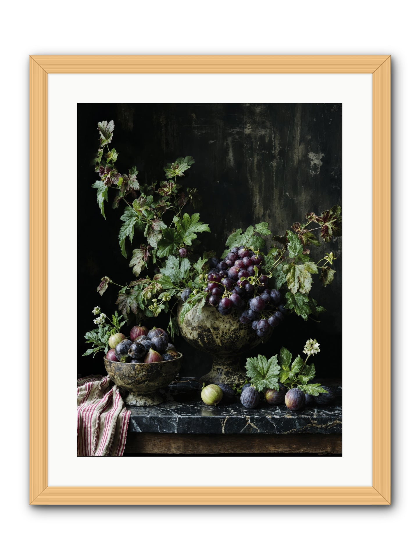 Soil to soul -- Framed Print - Natural 18x24