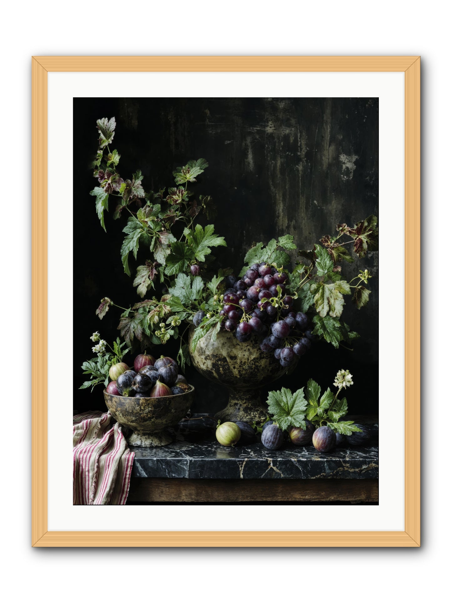 Soil to soul -- Framed Print - Natural 24x32