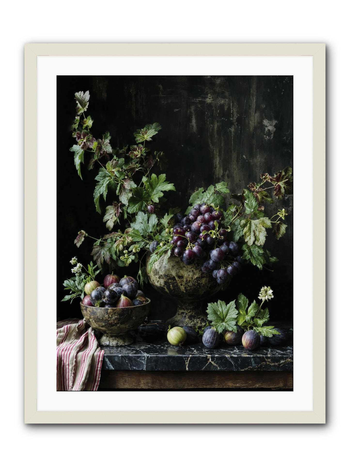 Soil to soul -- Framed Print - White 24x32