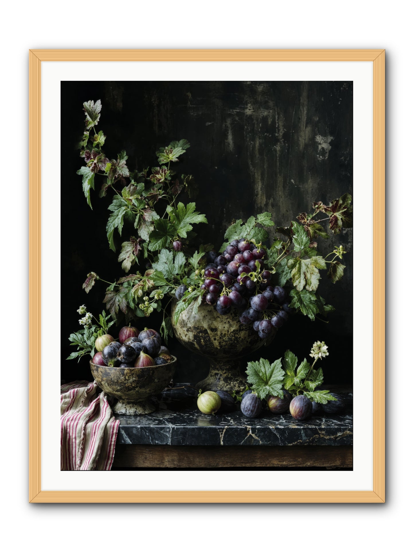 Soil to soul -- Framed Print - Natural 30x40