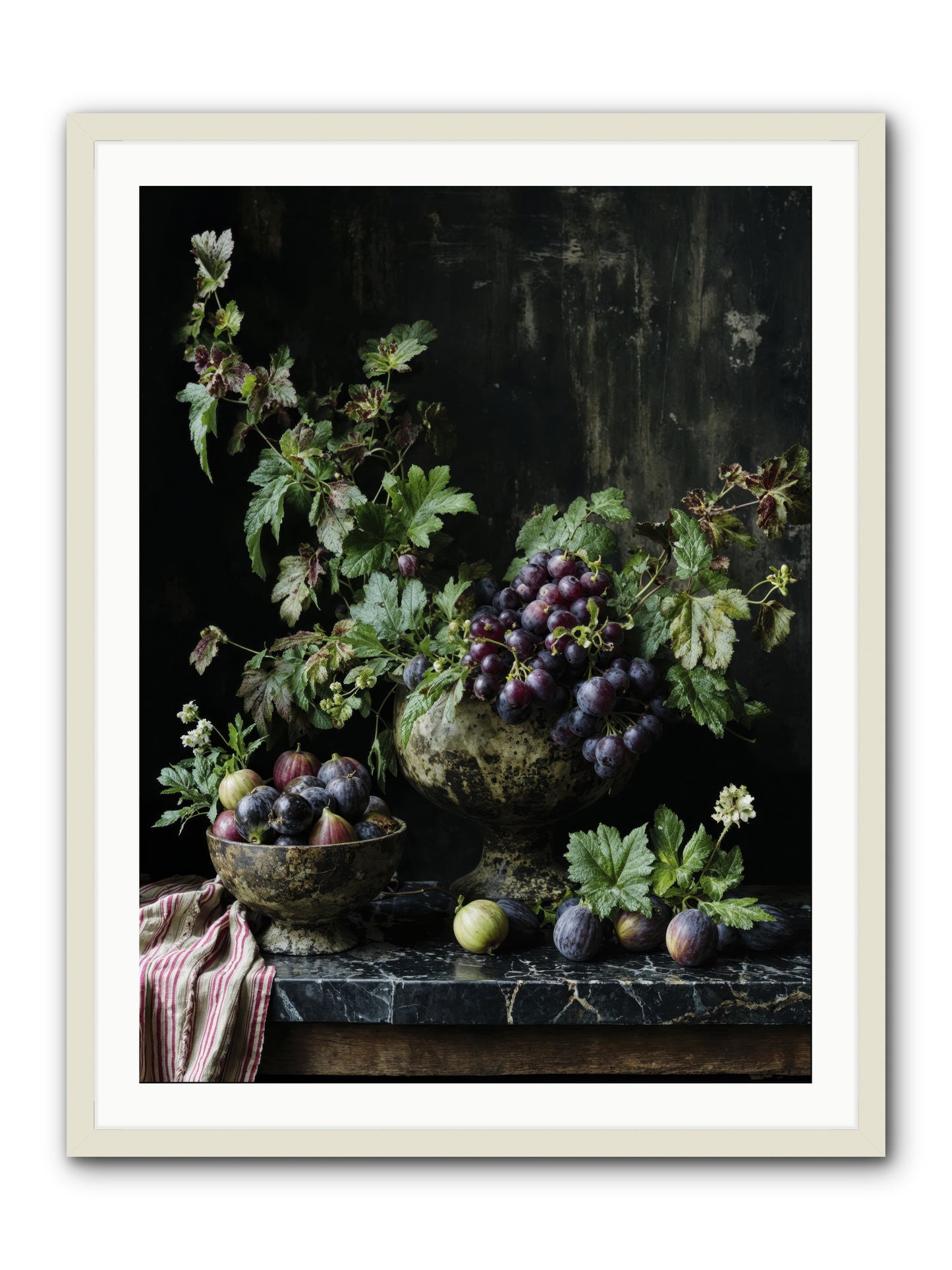 Soil to soul -- Framed Print - White 30x40