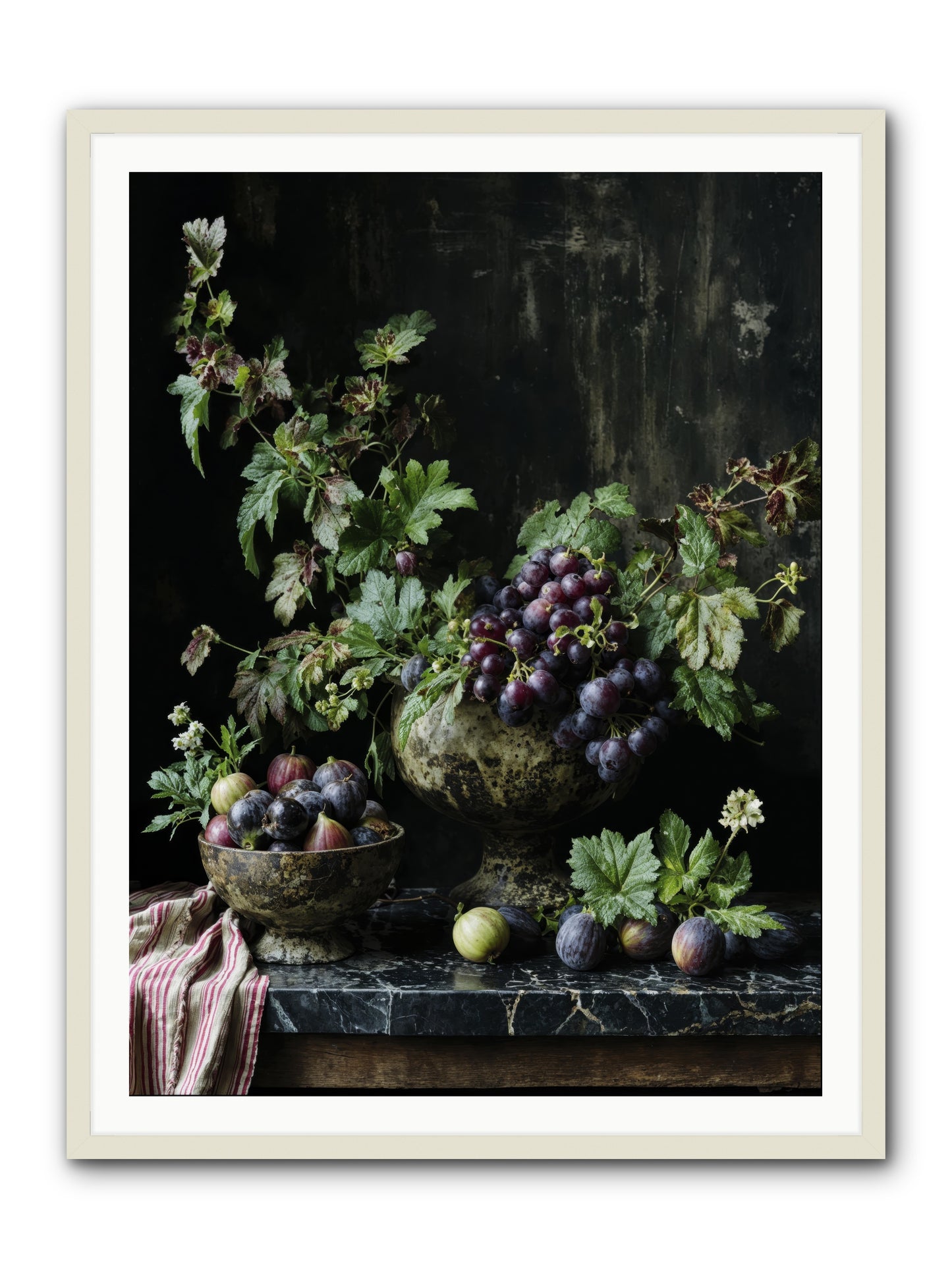 Soil to soul -- Framed Print - White 36x48
