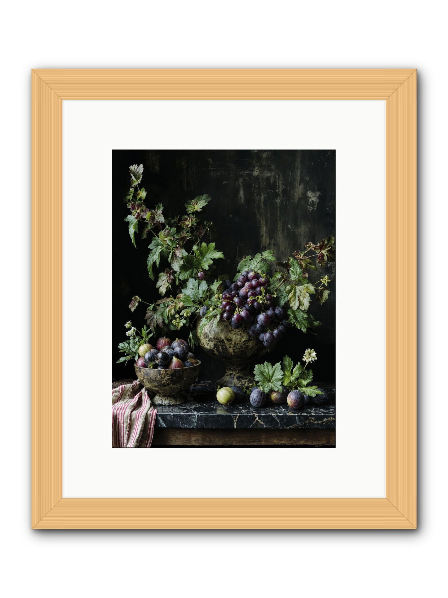 Soil to soul -- Framed Print - Natural 9x12