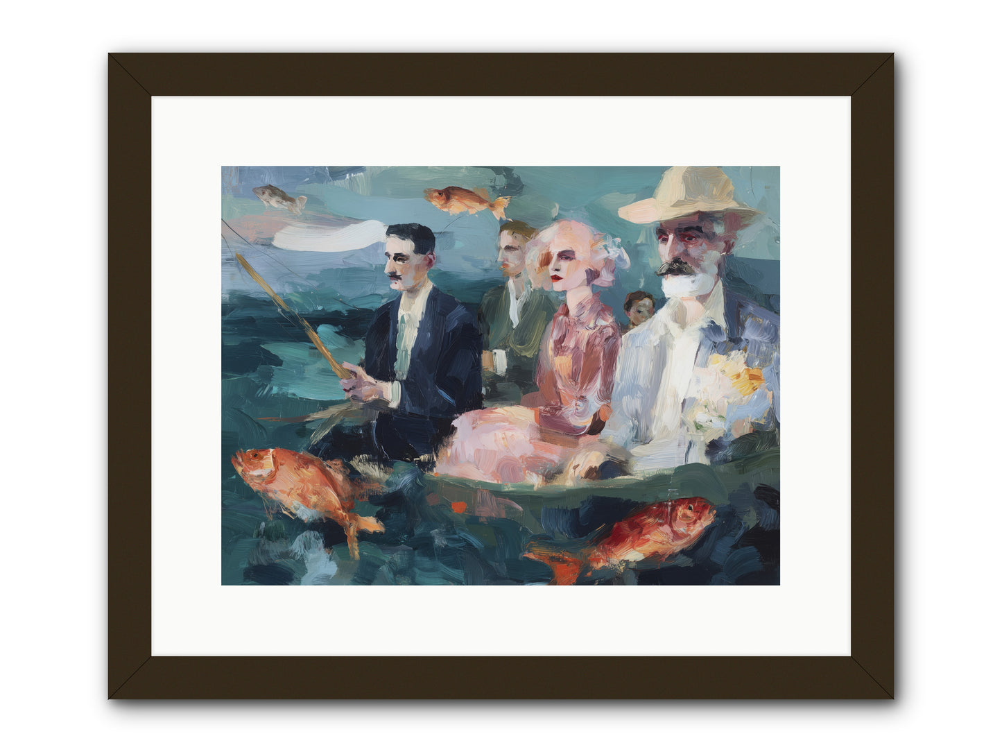 Sojourns  -- Framed Print - Black 16x12