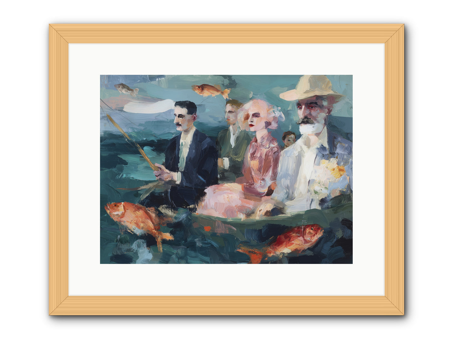 Sojourns  -- Framed Print - Natural 16x12