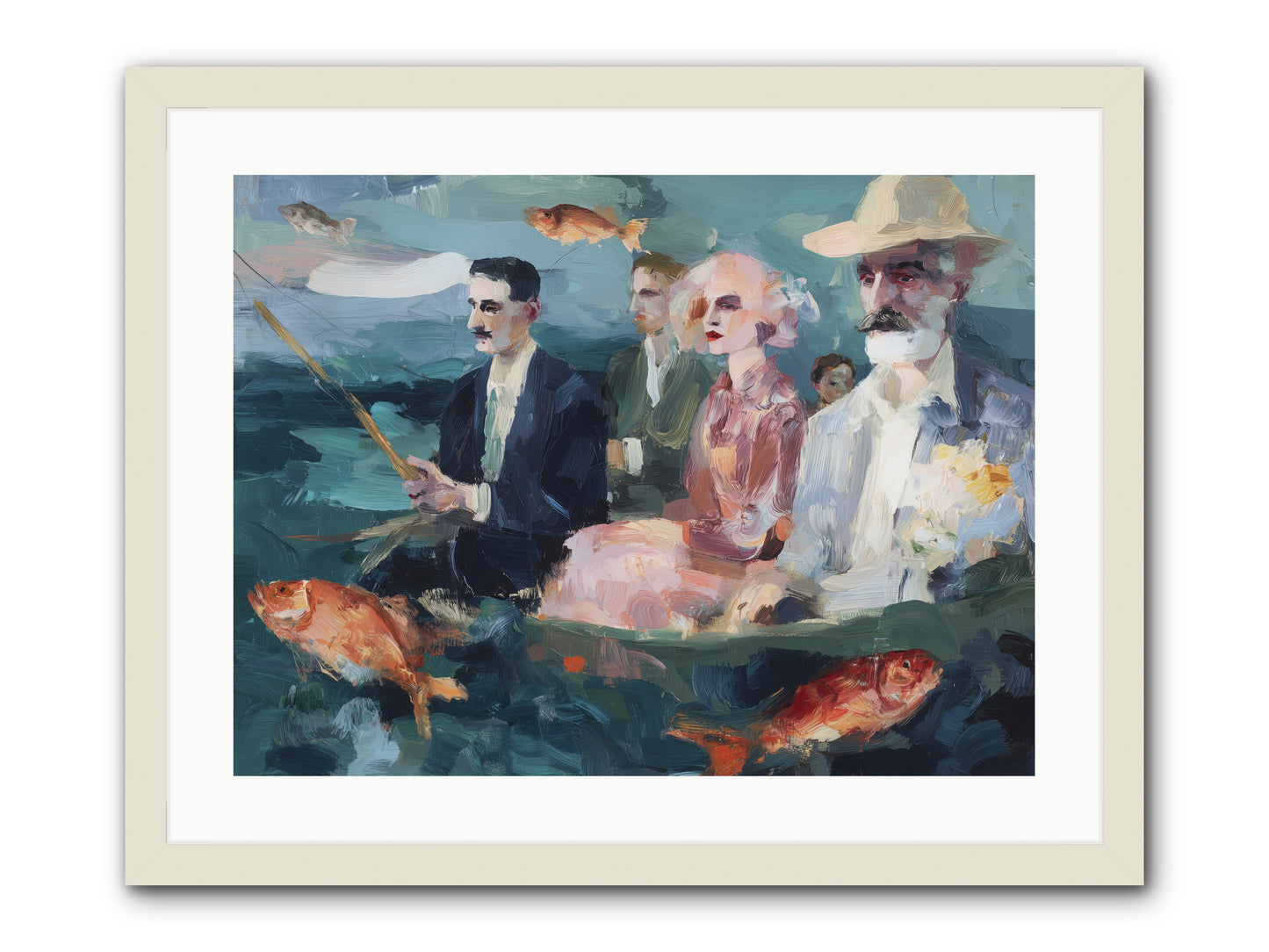 Sojourns  -- Framed Print - White 24x18