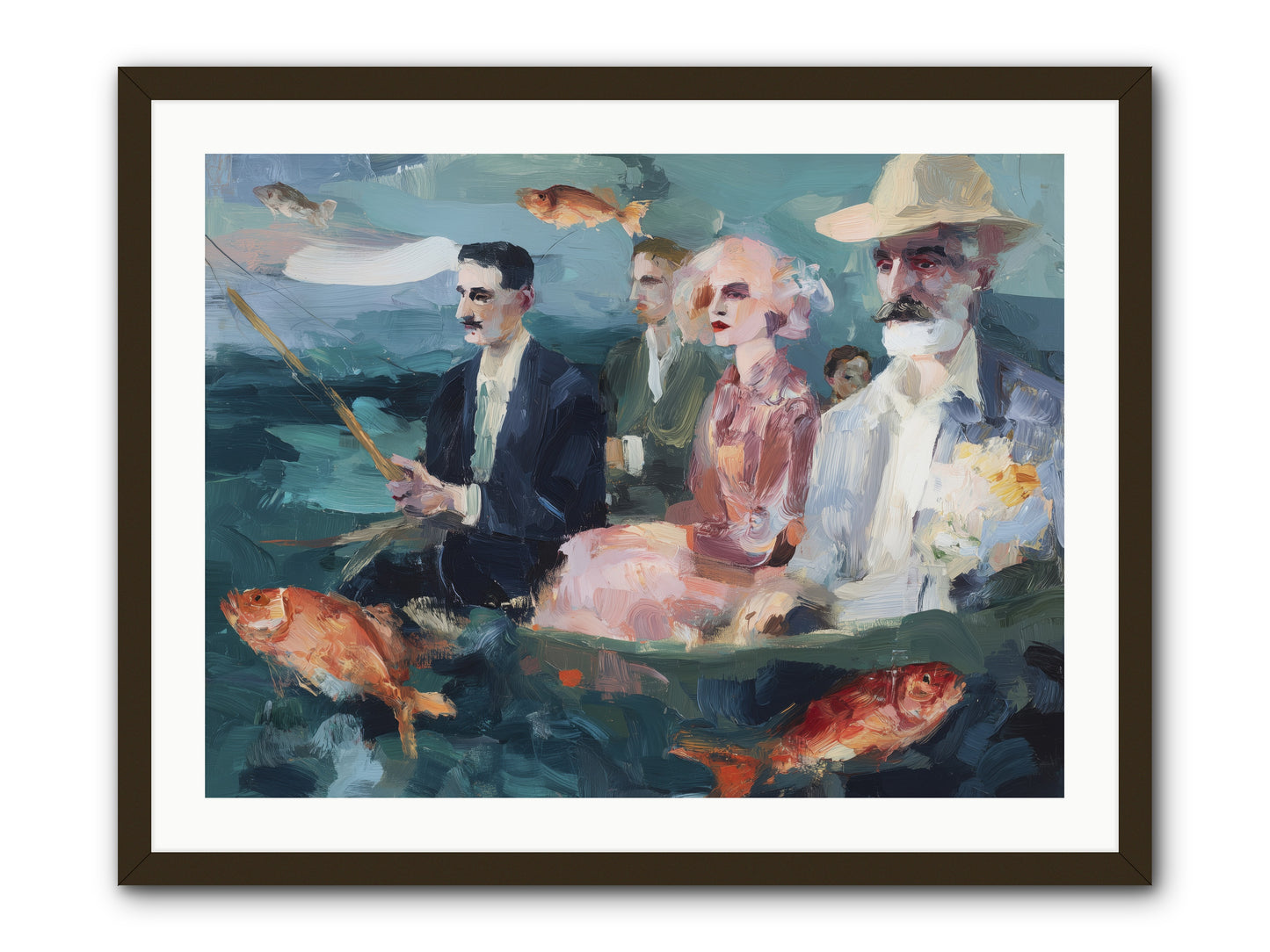 Sojourns  -- Framed Print - Black 32x24