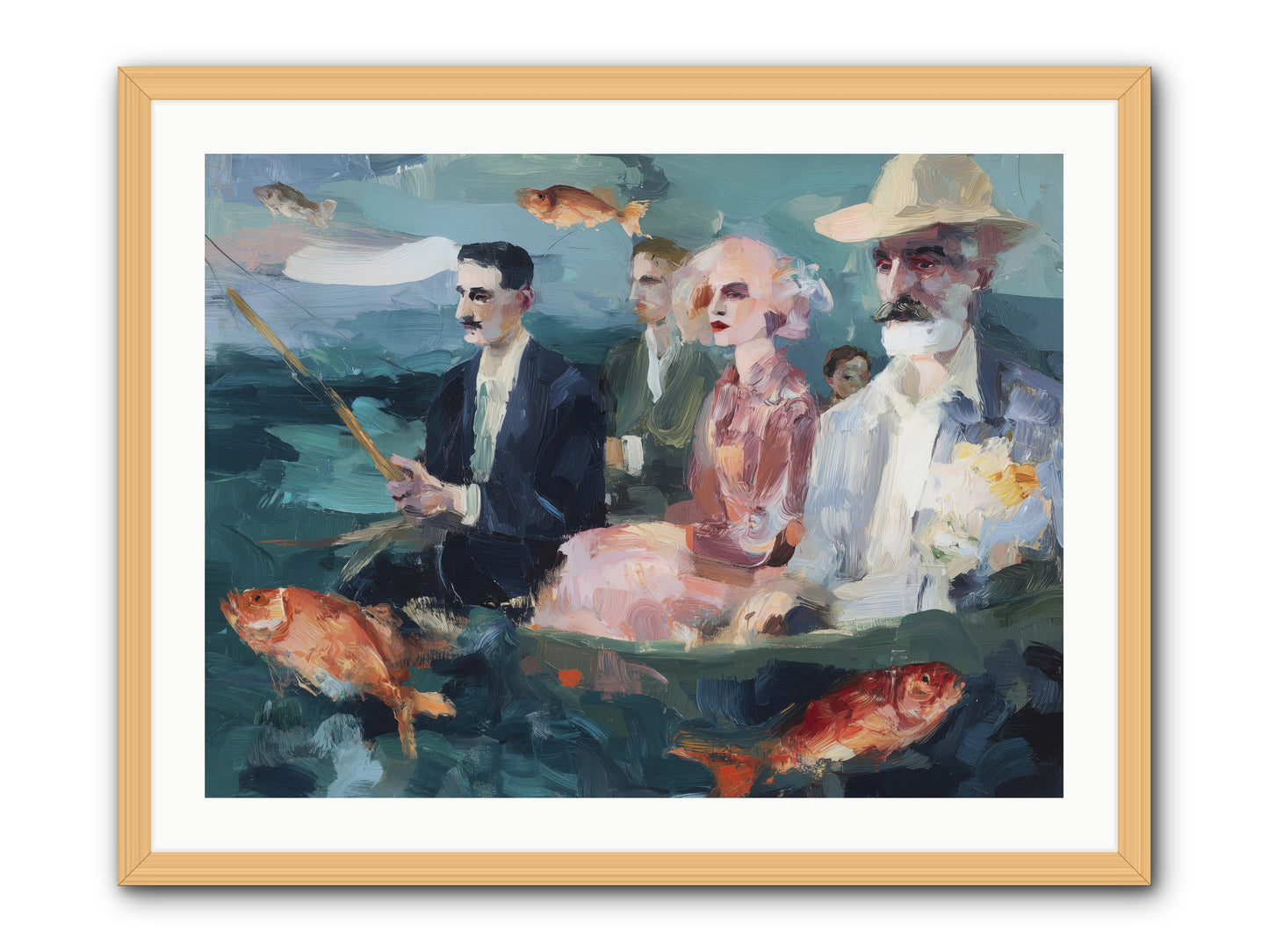 Sojourns  -- Framed Print - Natural 32x24