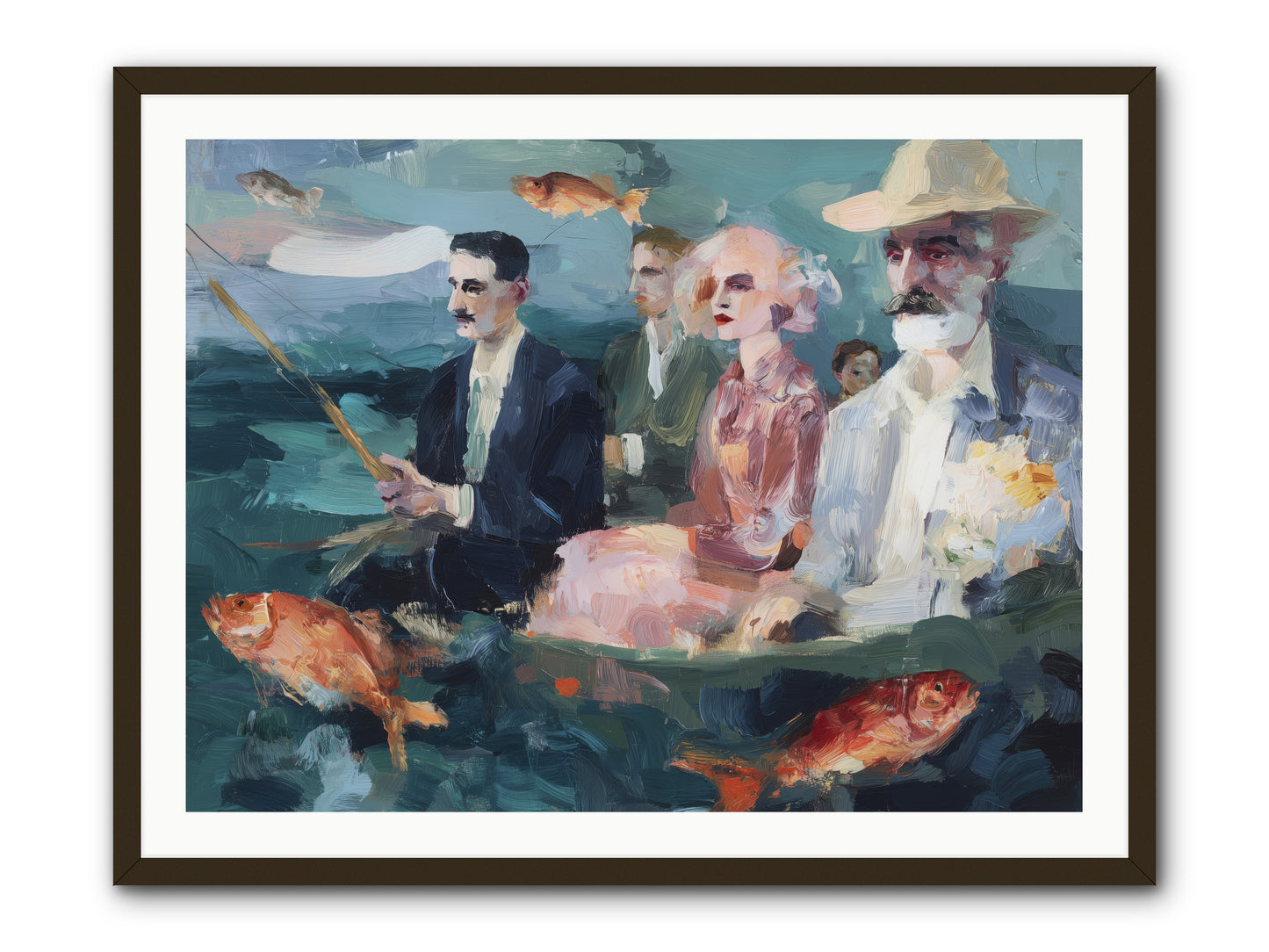 Sojourns  -- Framed Print - Black 40x30