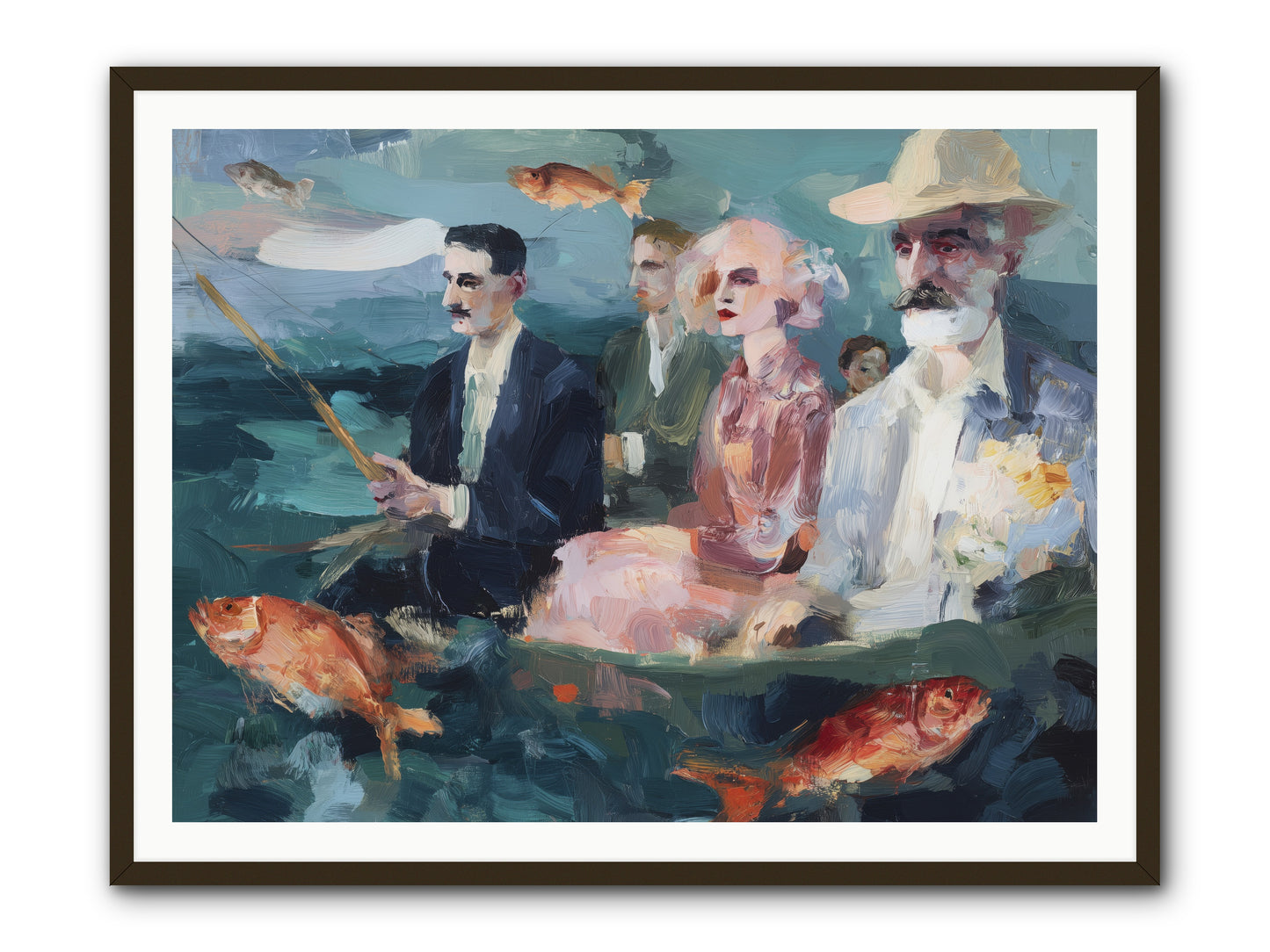 Sojourns  -- Framed Print - Black 48x36