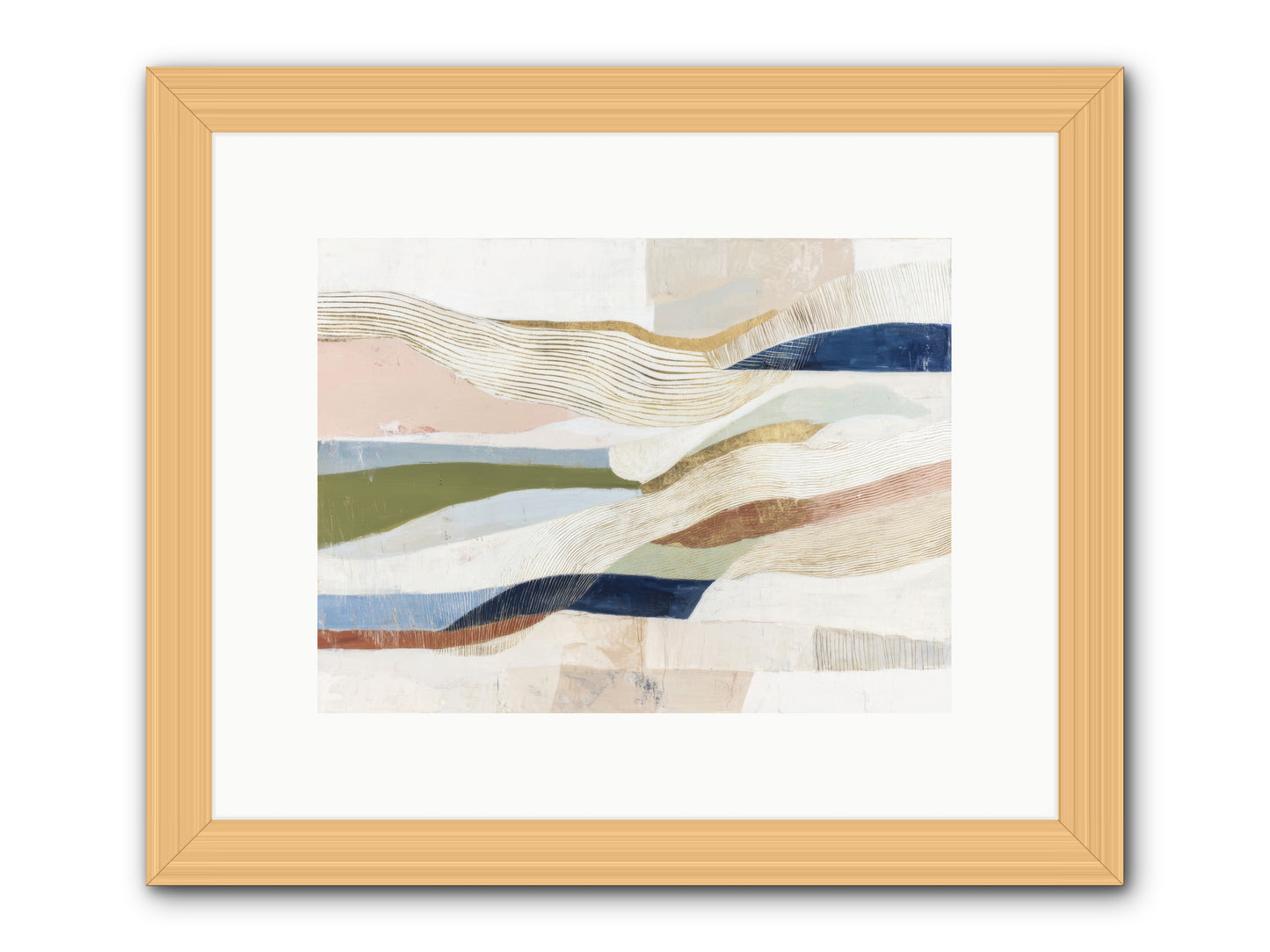 Solace -- Framed Print - Natural 12x9