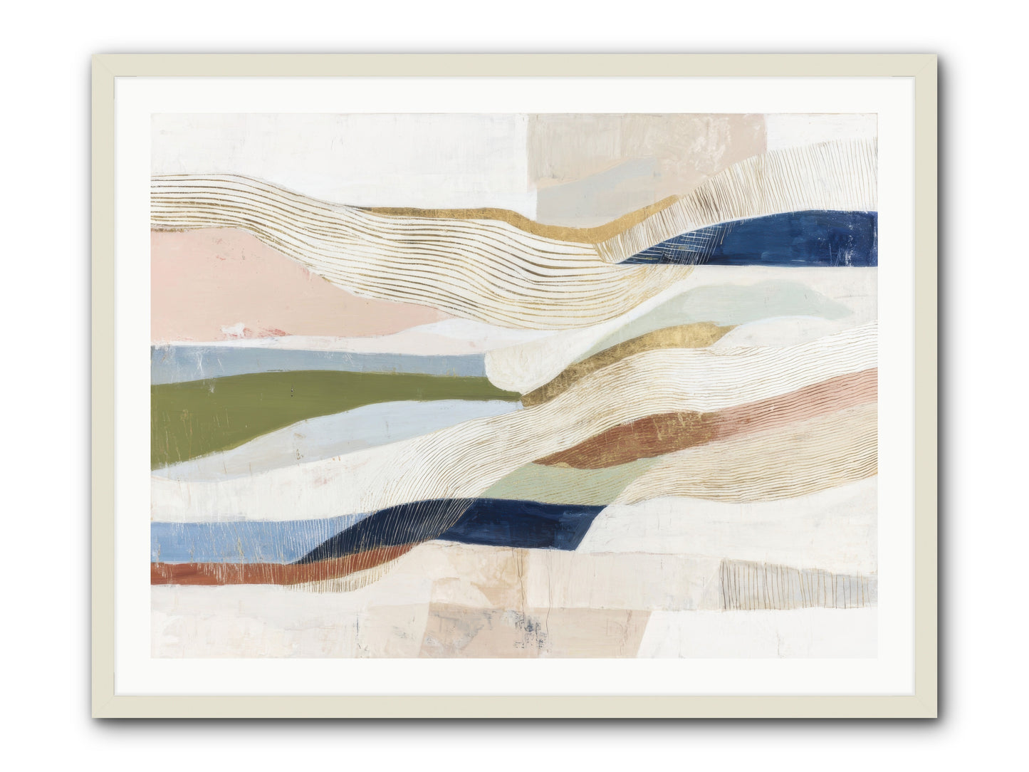 Solace -- Framed Print - White 40x30