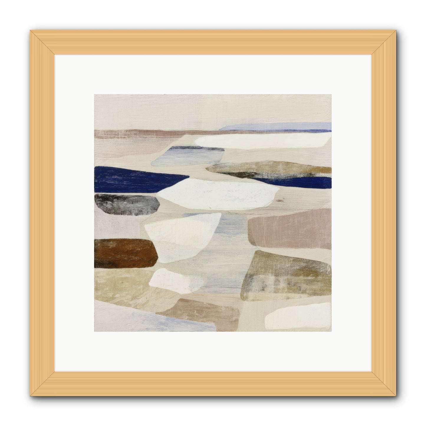 Solace Trace -- Framed Print - Natural 12x12