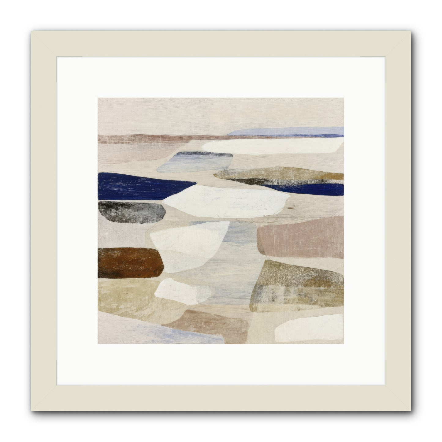 Solace Trace -- Framed Print - White 12x12