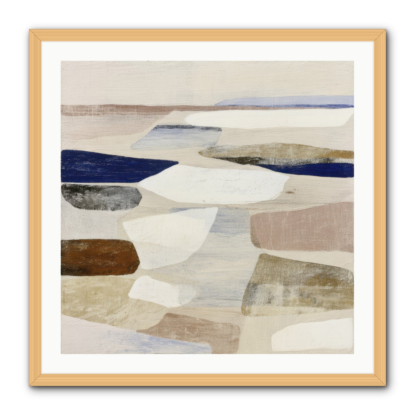 Solace Trace -- Framed Print - Natural 30x30