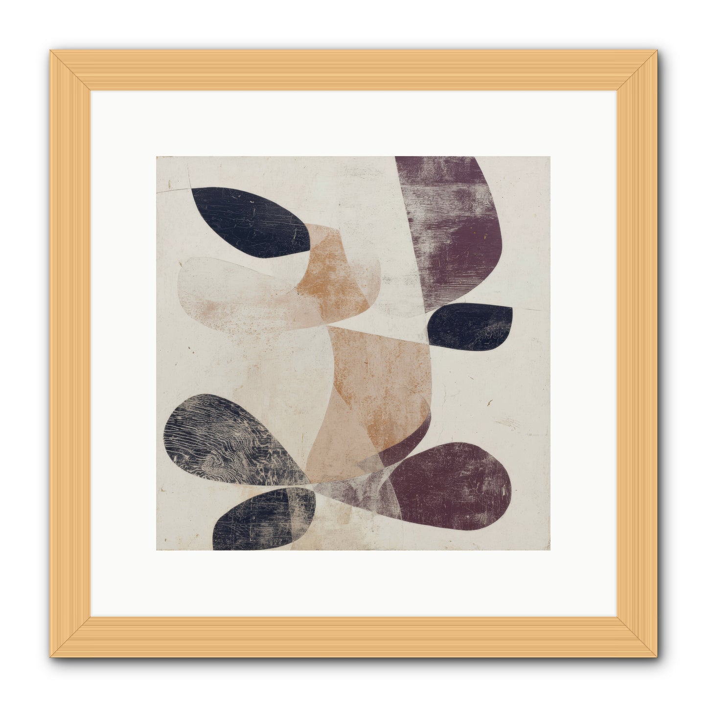 Solar Fringe No.2 -- Framed Print - Natural 12x12