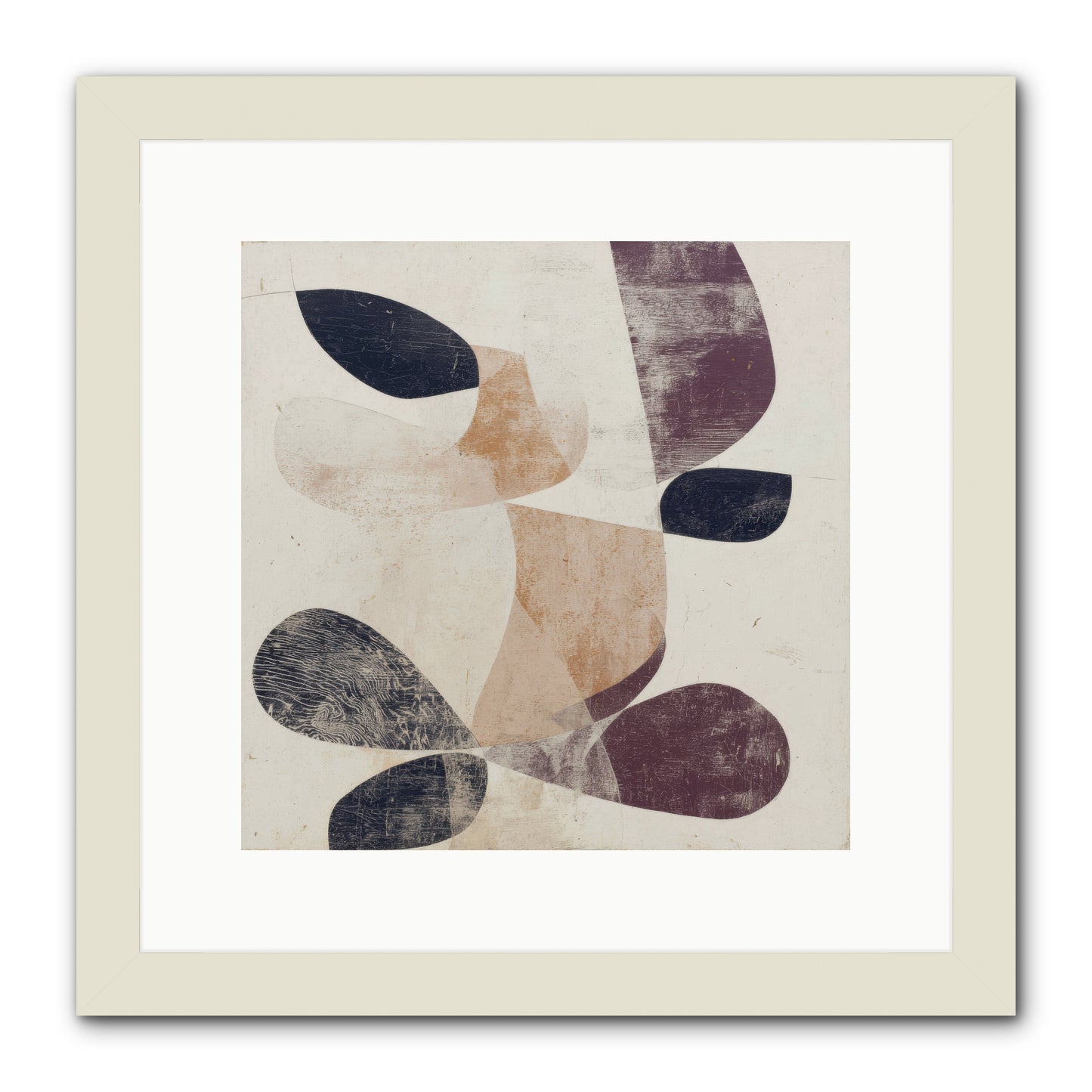 Solar Fringe No.2 -- Framed Print - White 12x12