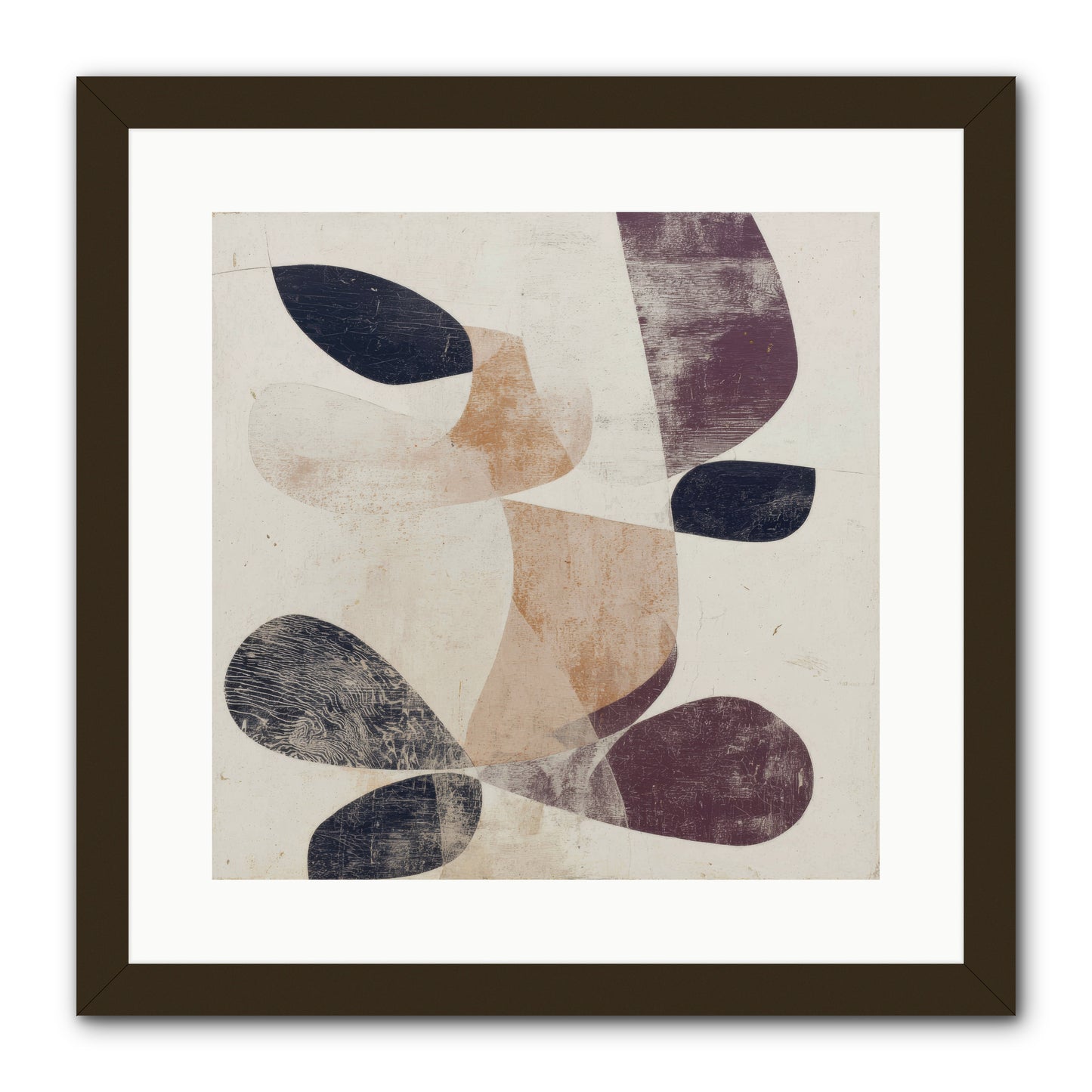 Solar Fringe No.2 -- Framed Print - Black 16x16