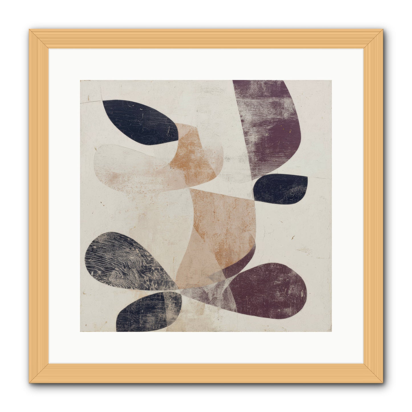 Solar Fringe No.2 -- Framed Print - Natural 16x16