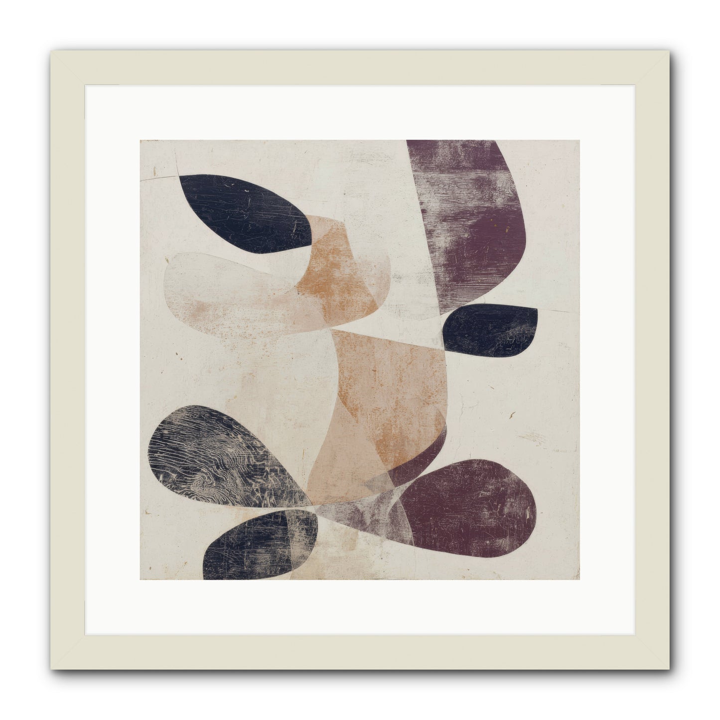 Solar Fringe No.2 -- Framed Print - White 16x16