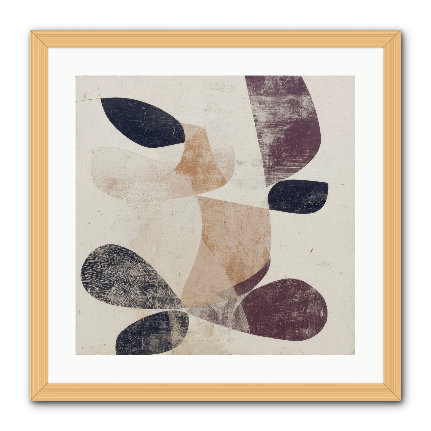 Solar Fringe No.2 -- Framed Print - Natural 20x20