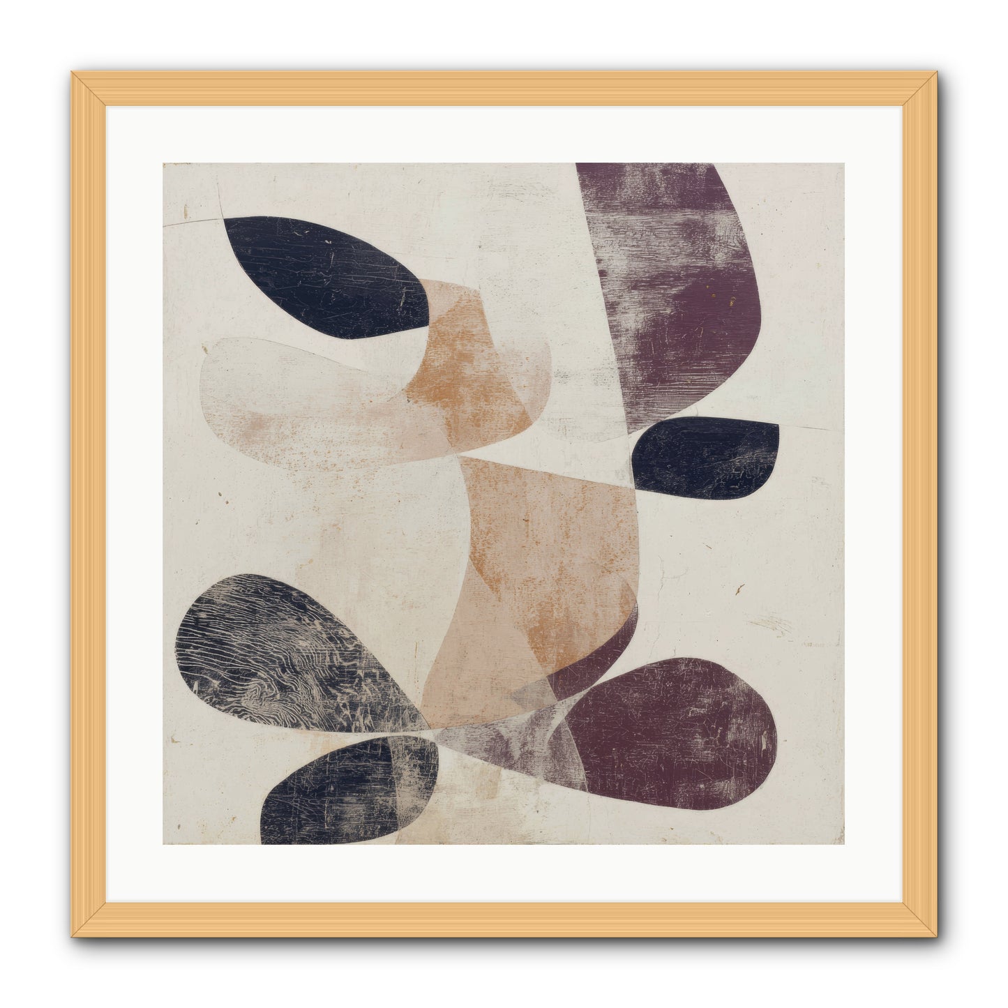 Solar Fringe No.2 -- Framed Print - Natural 24x24
