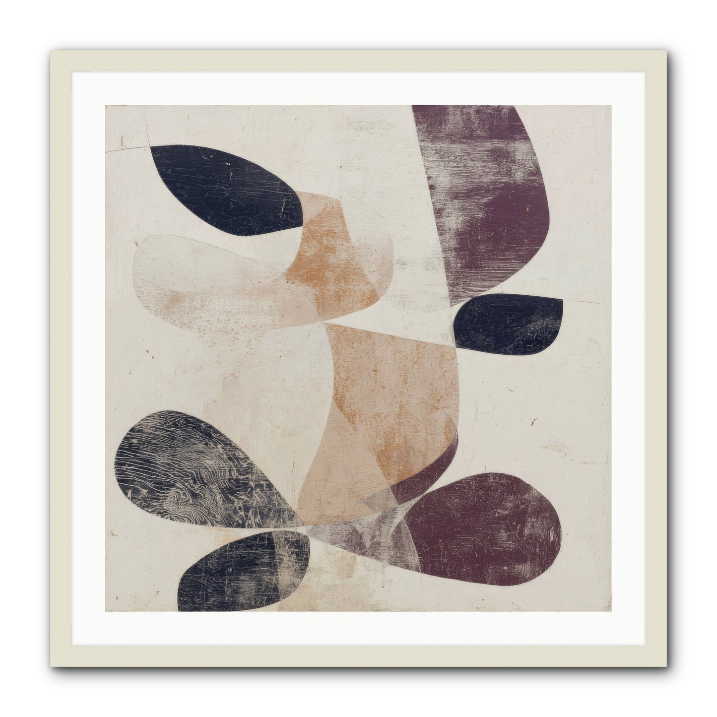 Solar Fringe No.2 -- Framed Print - White 30x30