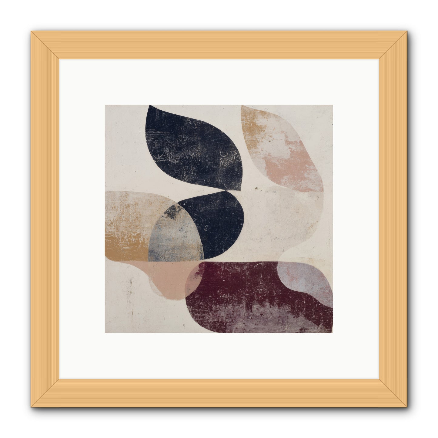 Solar Fringe no.1 -- Framed Print - Natural 10x10