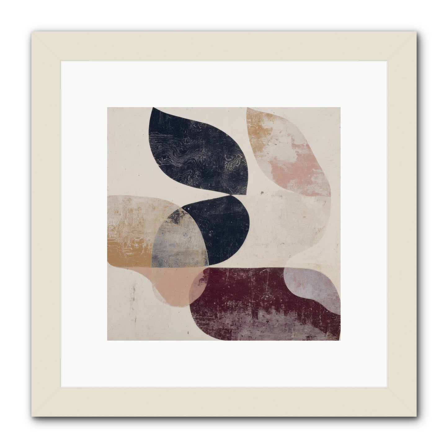 Solar Fringe no.1 -- Framed Print - White 10x10