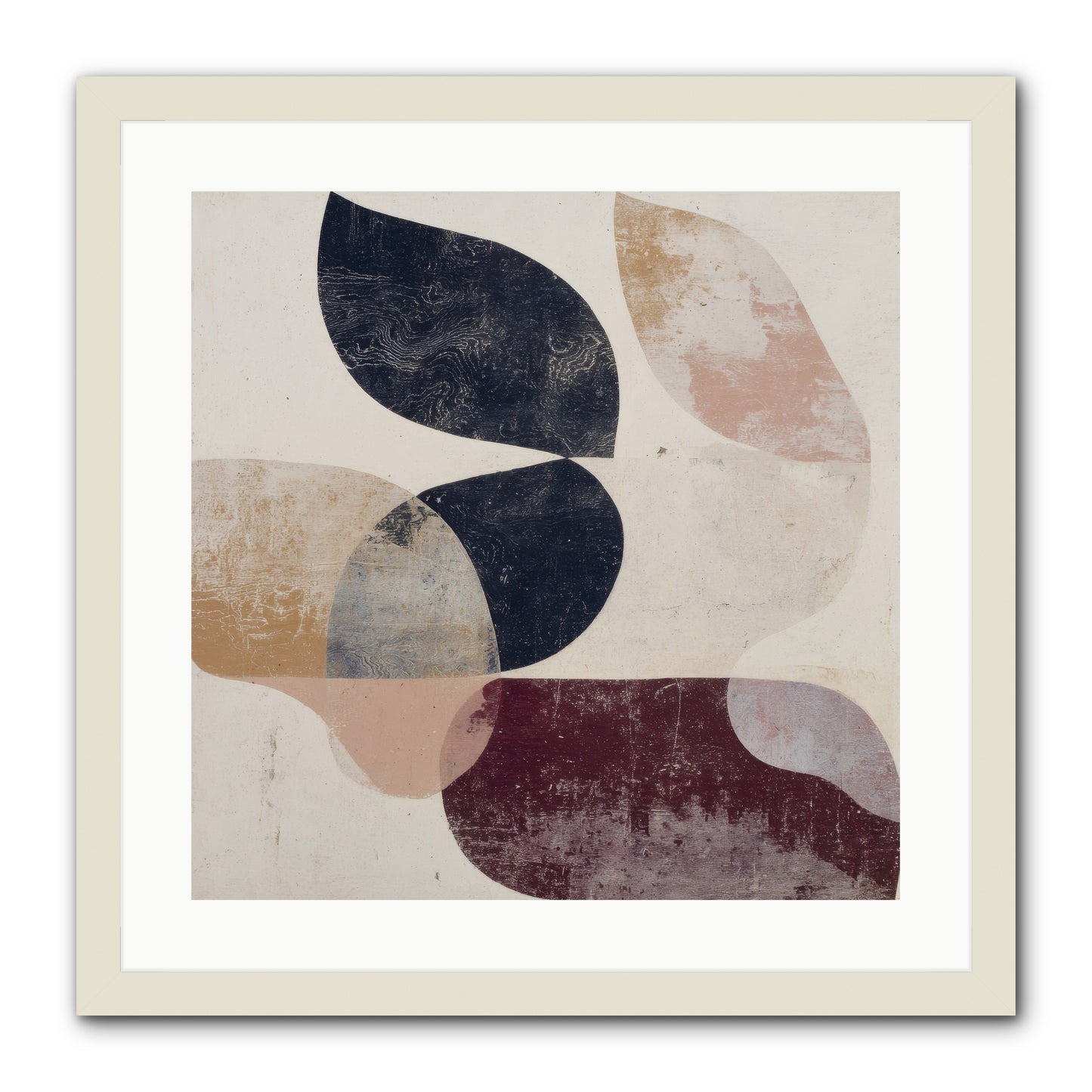 Solar Fringe no.1 -- Framed Print - White 20x20